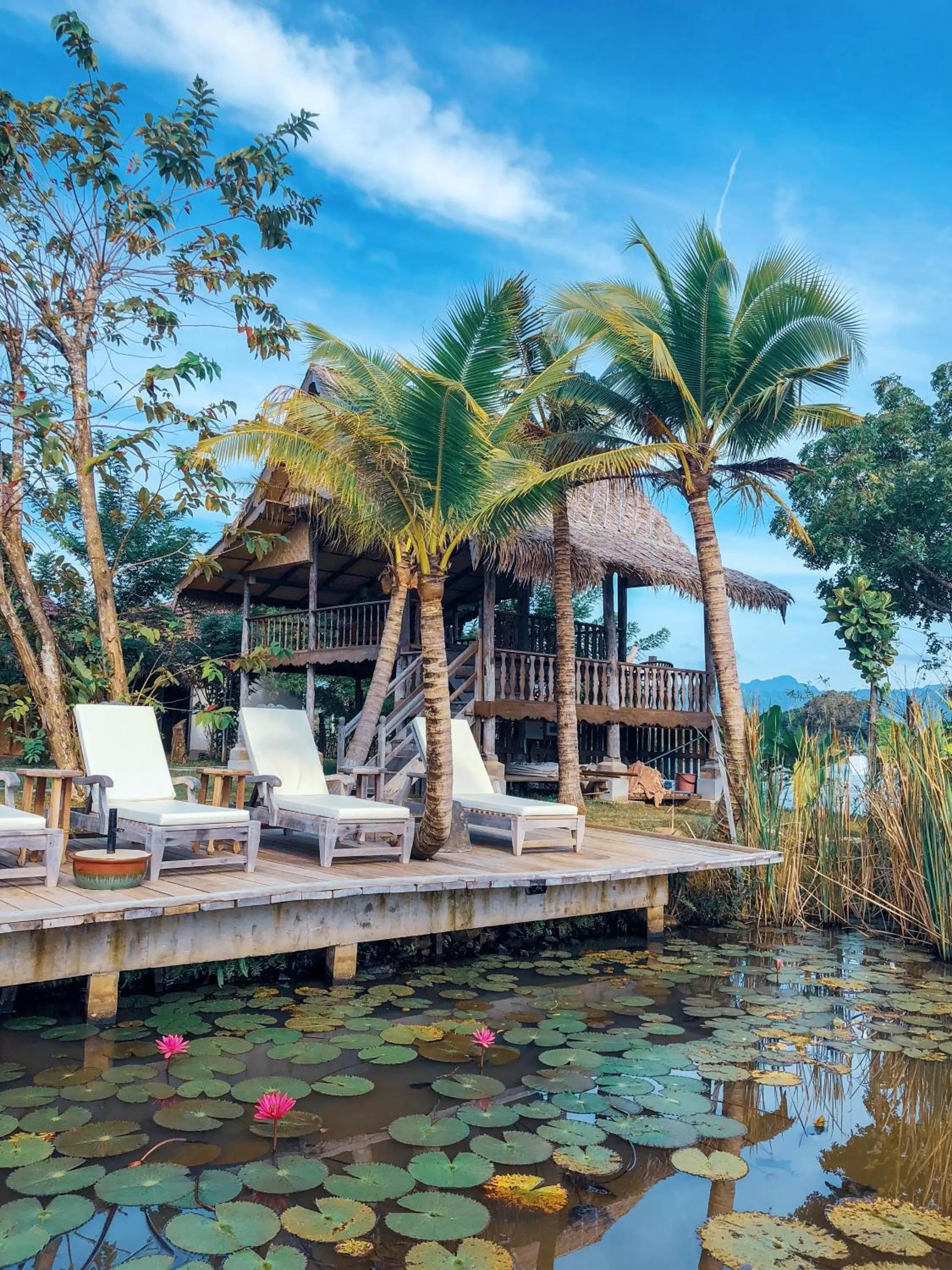 Swimming pool in Kunang Kunang Heritage Villas