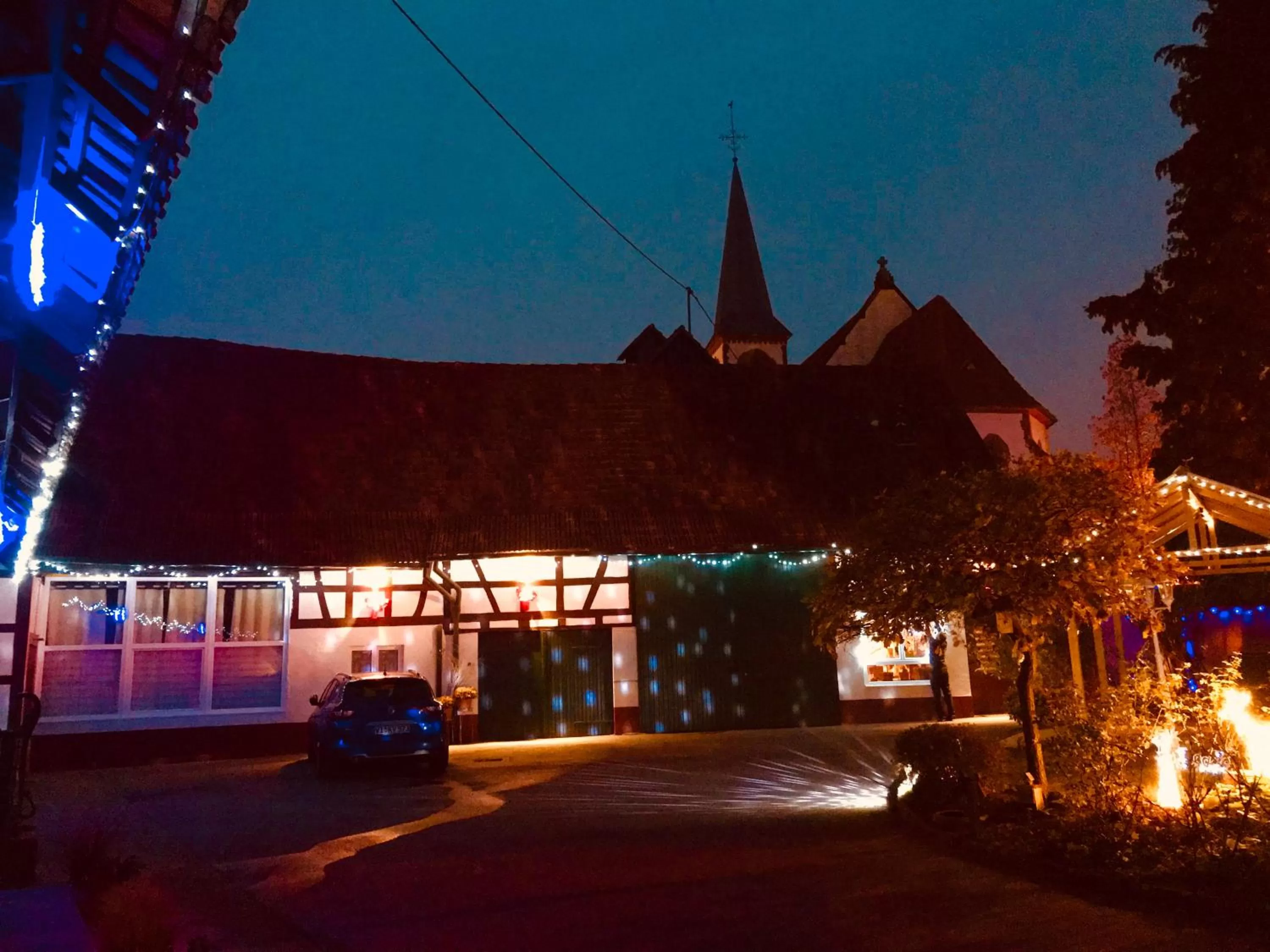 Winter, Property Building in Maison d'hôtes Aux Deux Cigognes