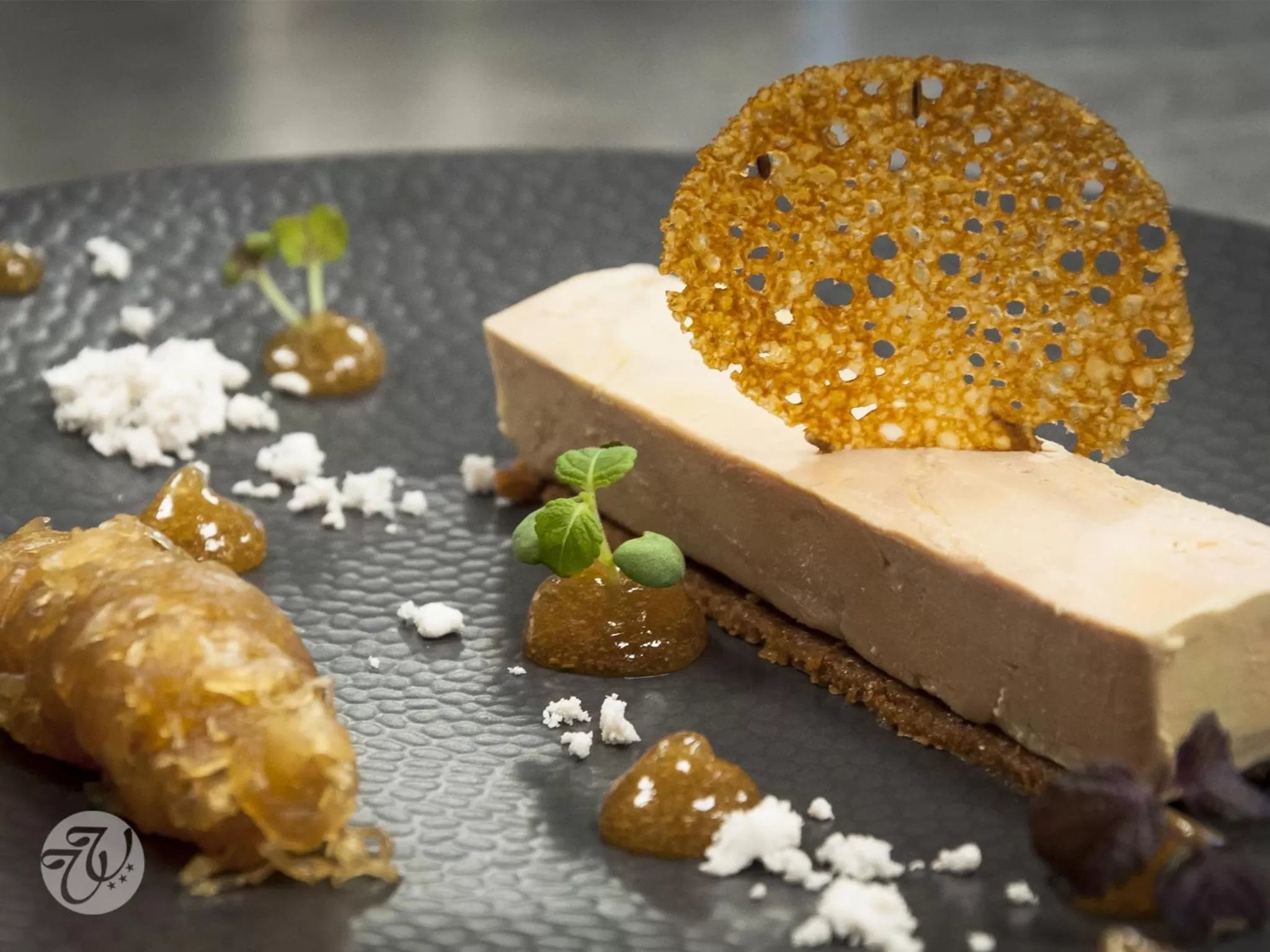 Food close-up in Hotel Restaurant & Spa Verte Vallée