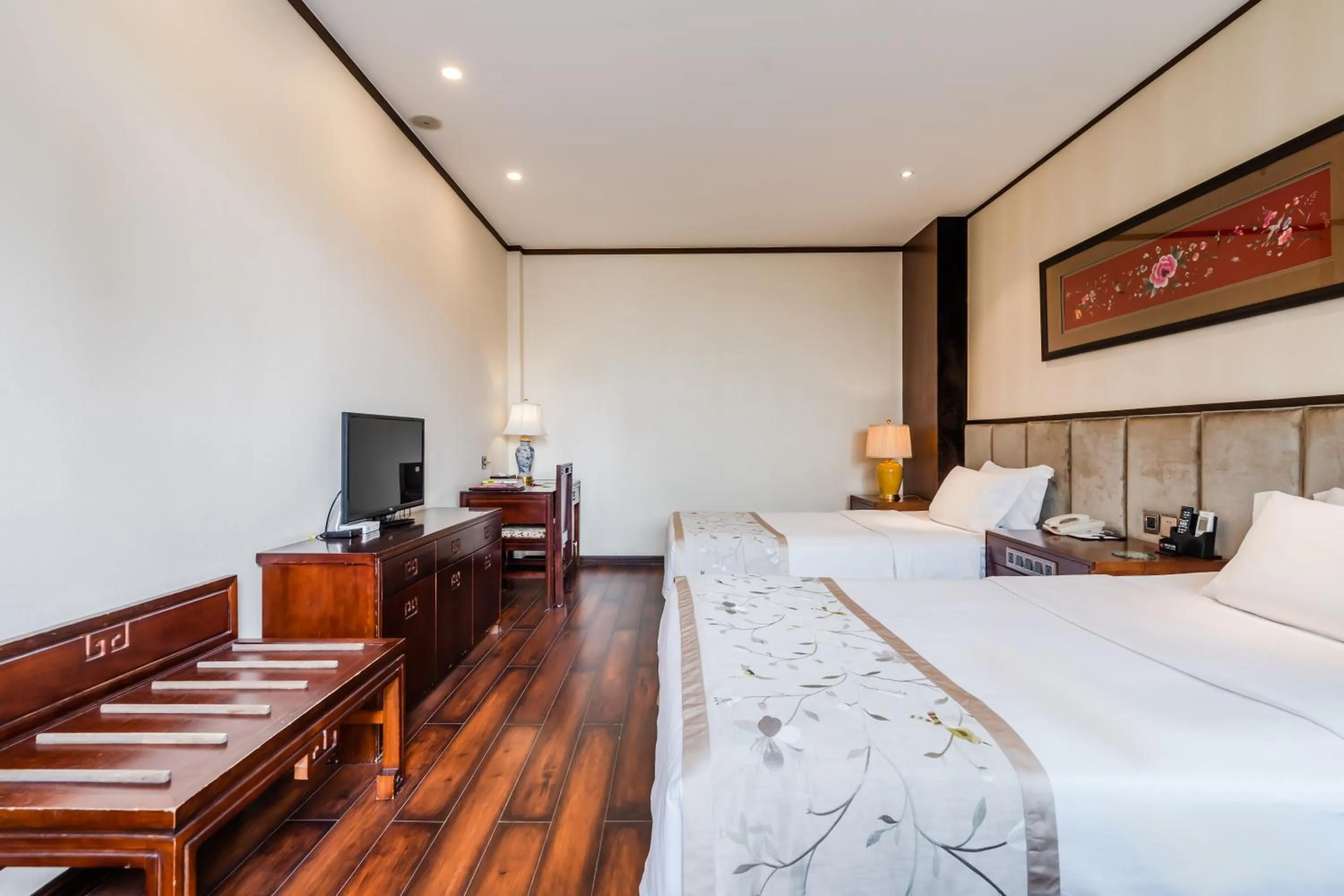 Bed in Buddha Zen Hotel