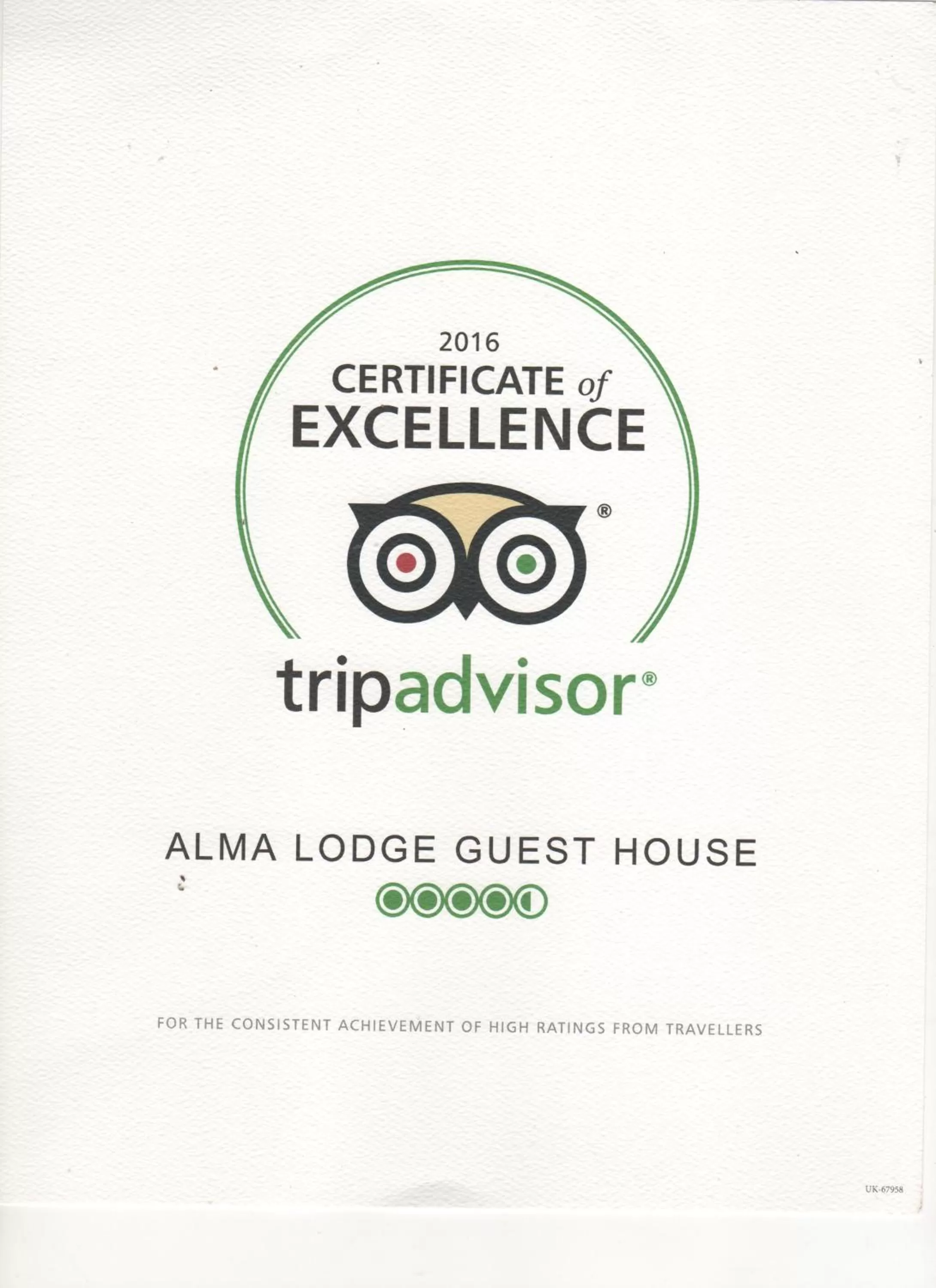 Alma Lodge Guest House