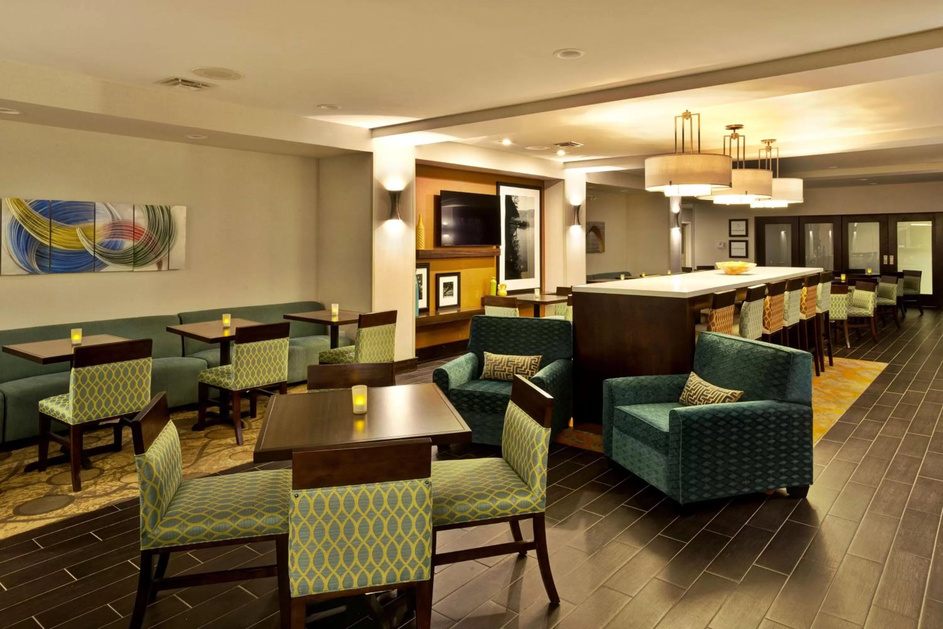 Lobby or reception in Hampton Inn Niagara Falls/ Blvd