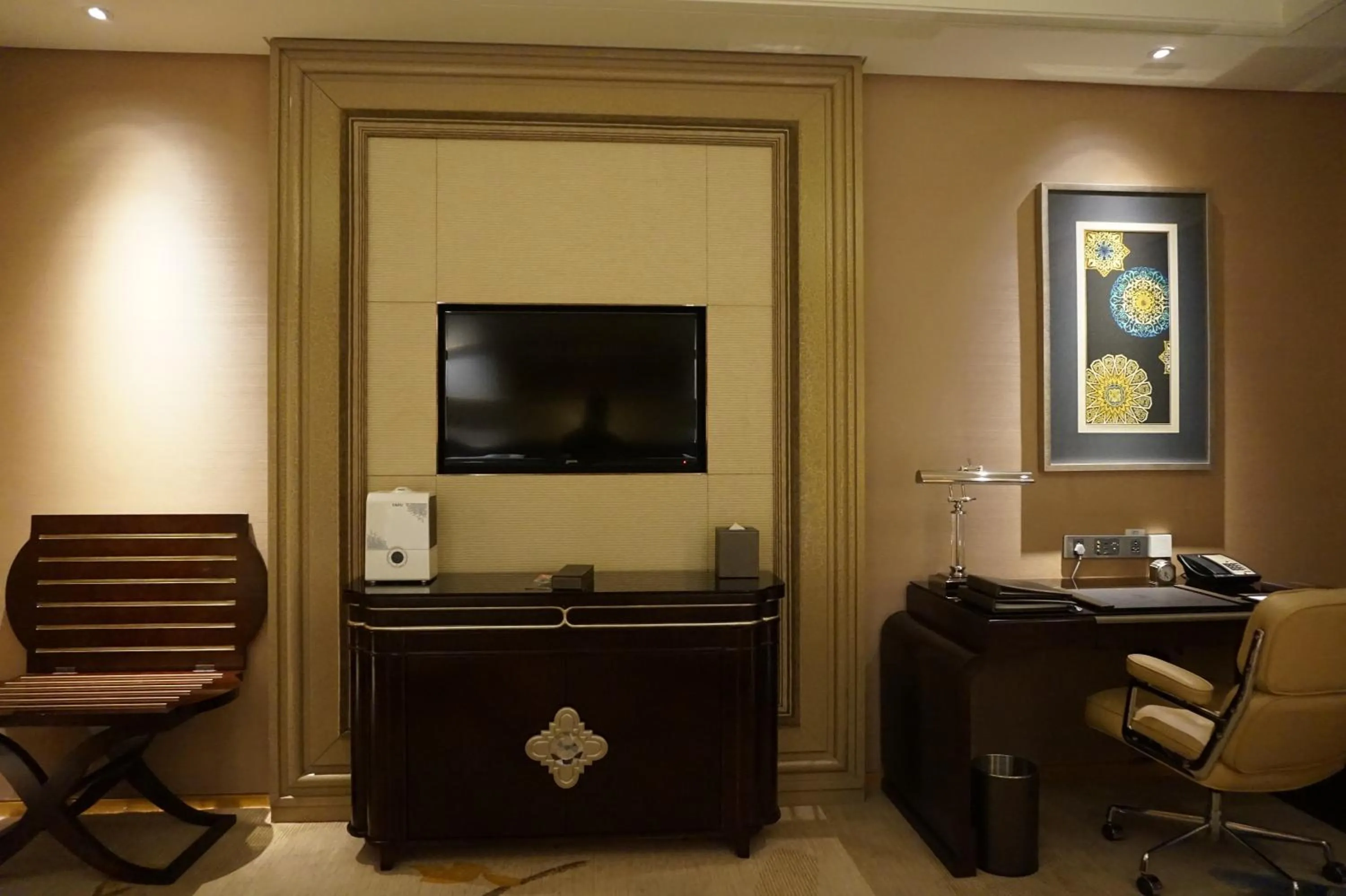 Decorative detail in Wanda Realm Harbin Hotel