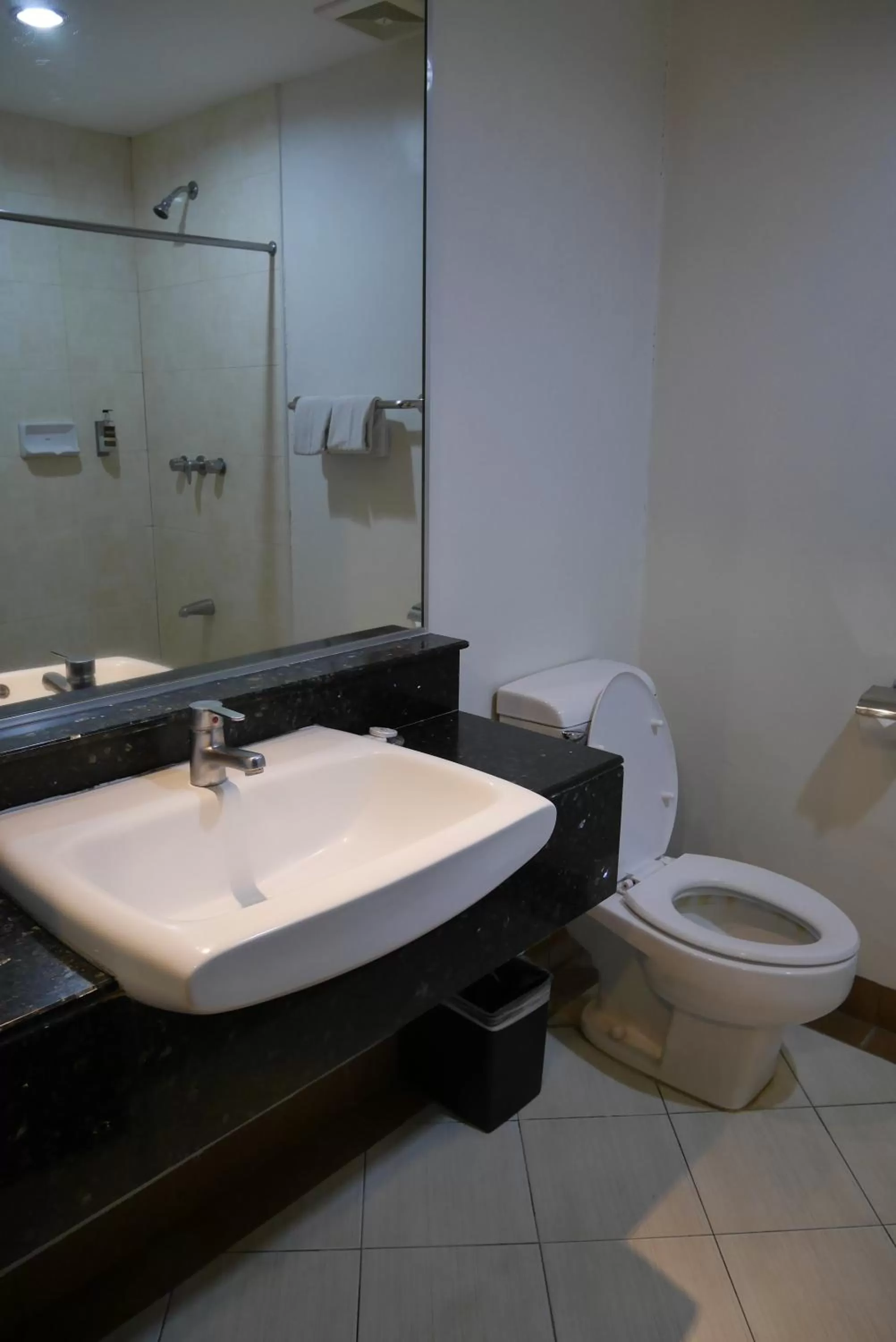 Shower in Circle Inn Hotel and Suites Bacolod