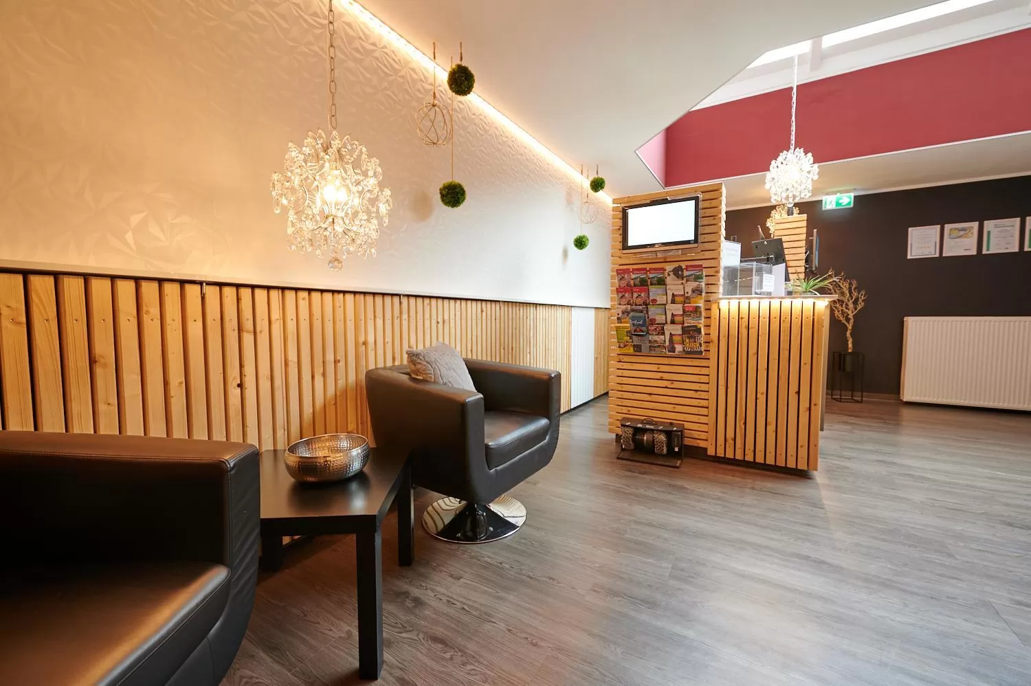 Lobby or reception in MY HOME Hotel Lamm Rottweil "Smart Home"