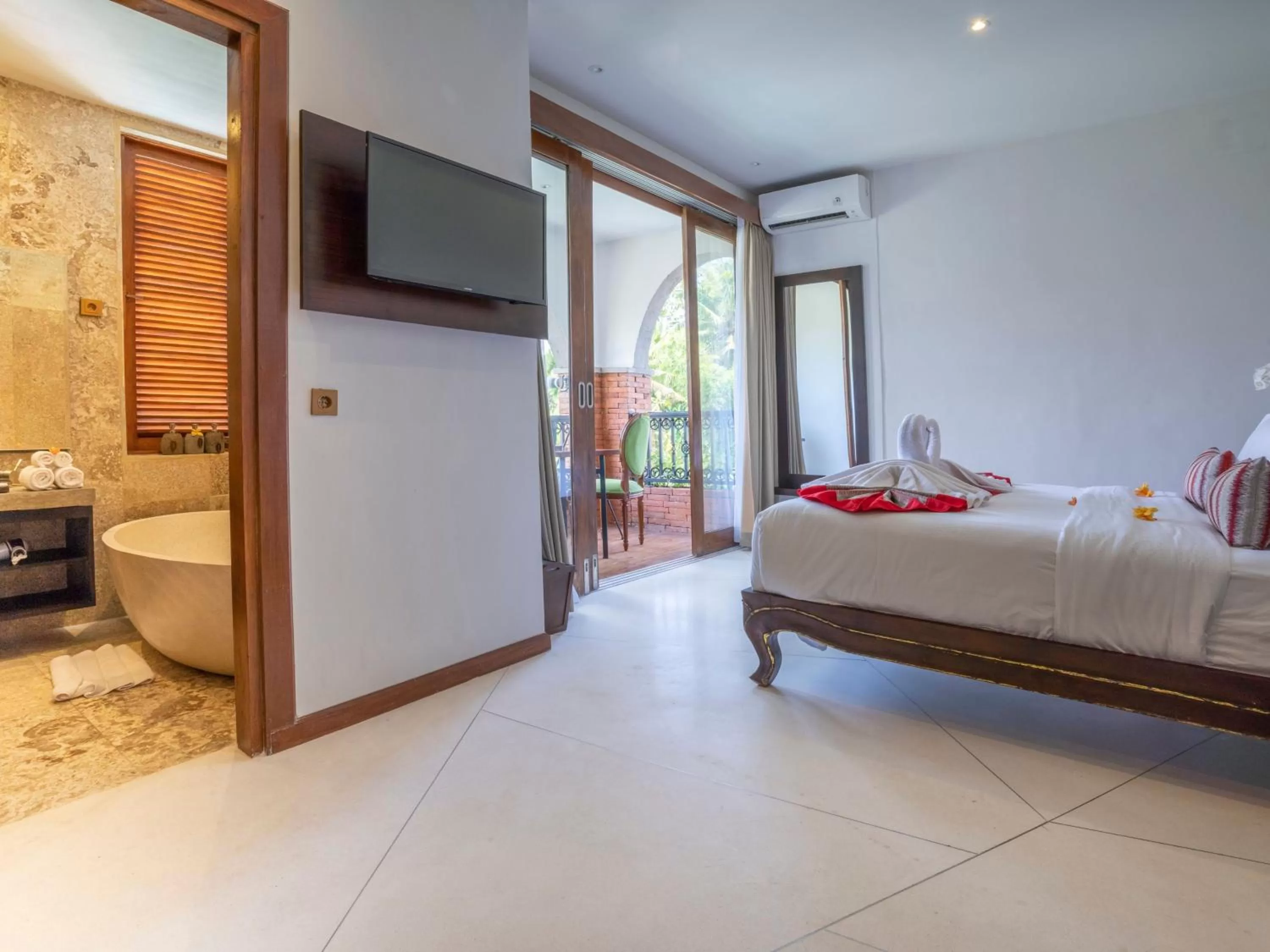 Bed in Menzel Ubud