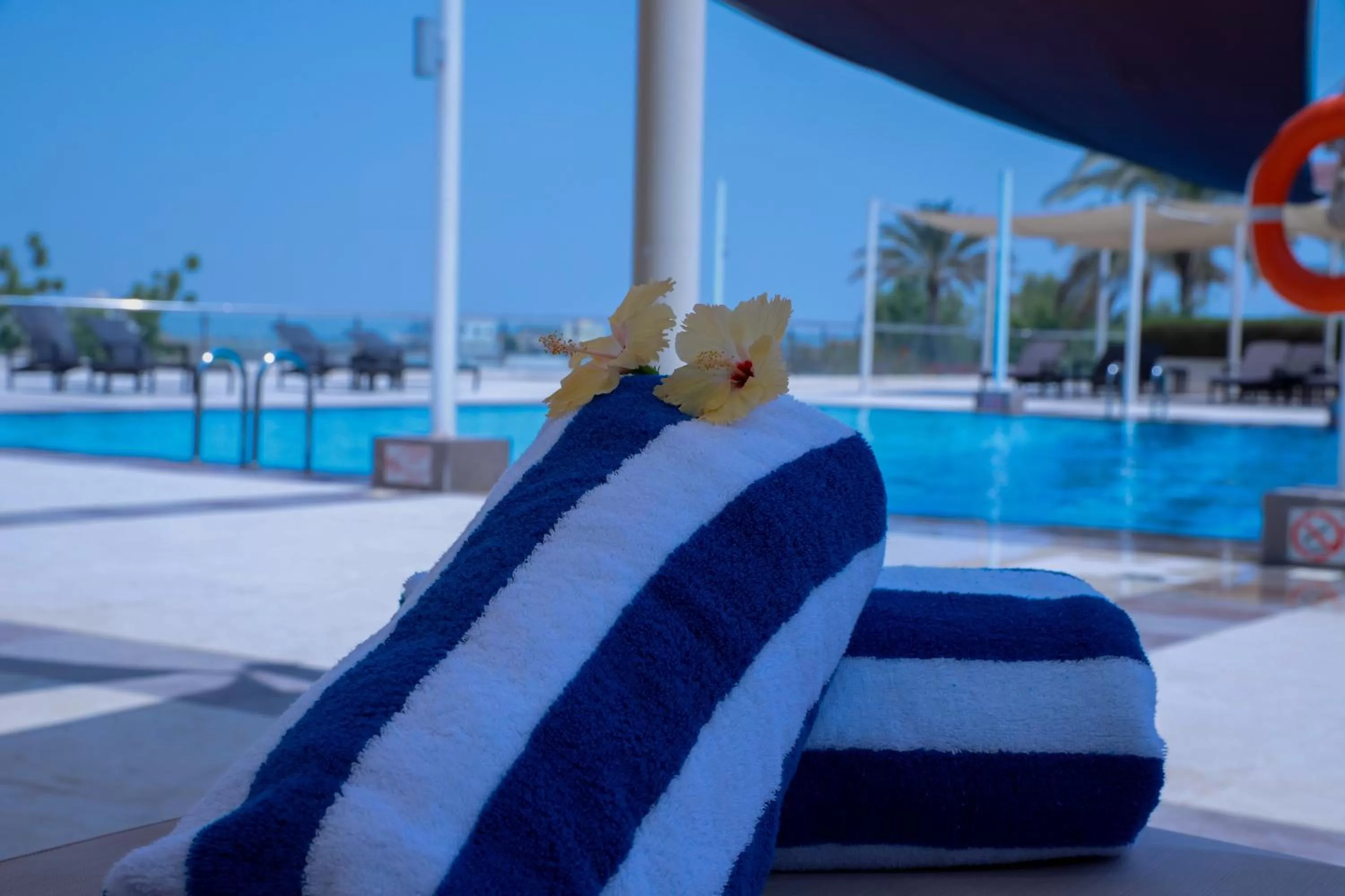 Swimming pool in Crowne Plaza Sohar by IHG