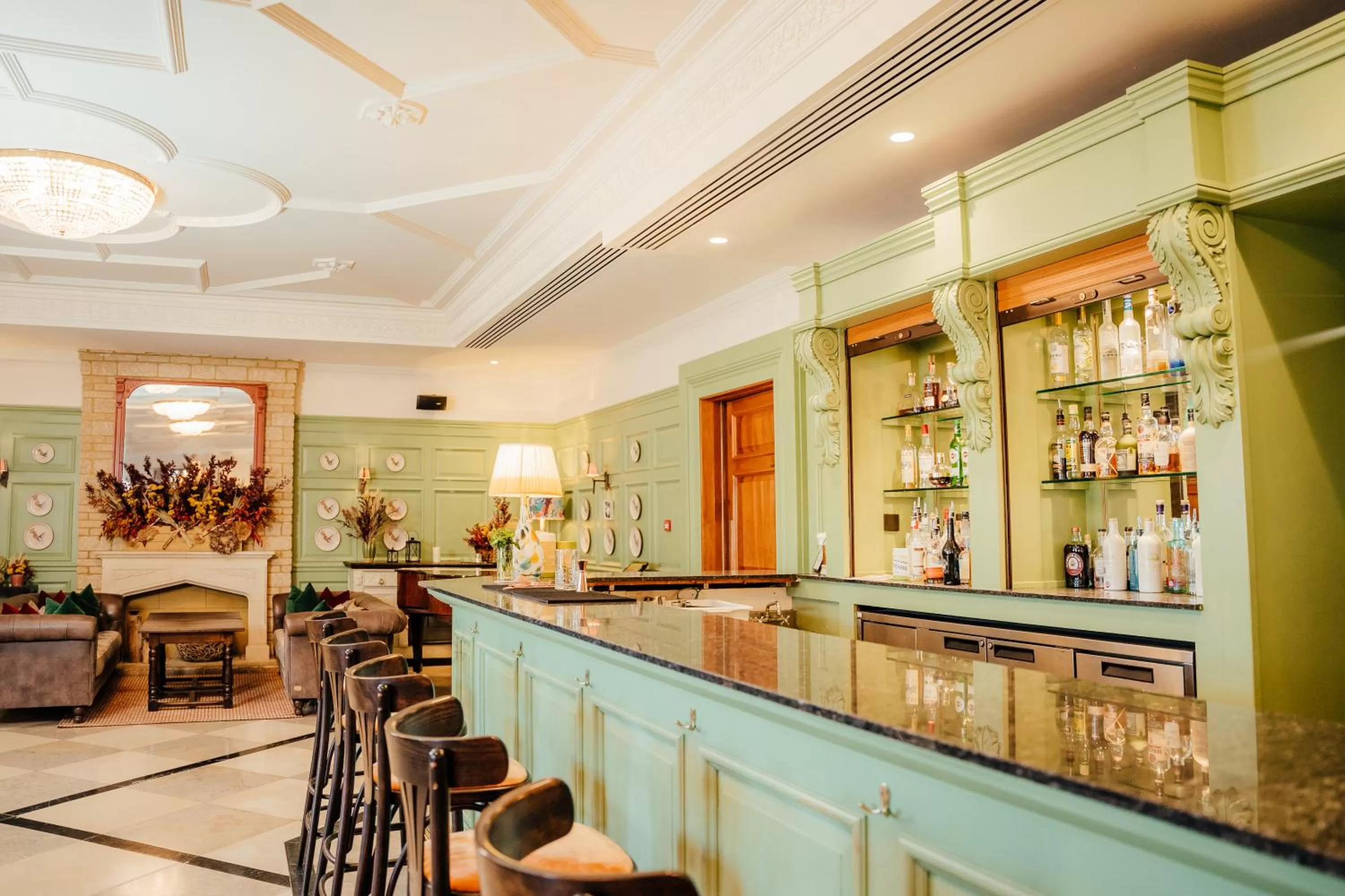 Lounge or bar in Pennyhill Park Hotel and Spa