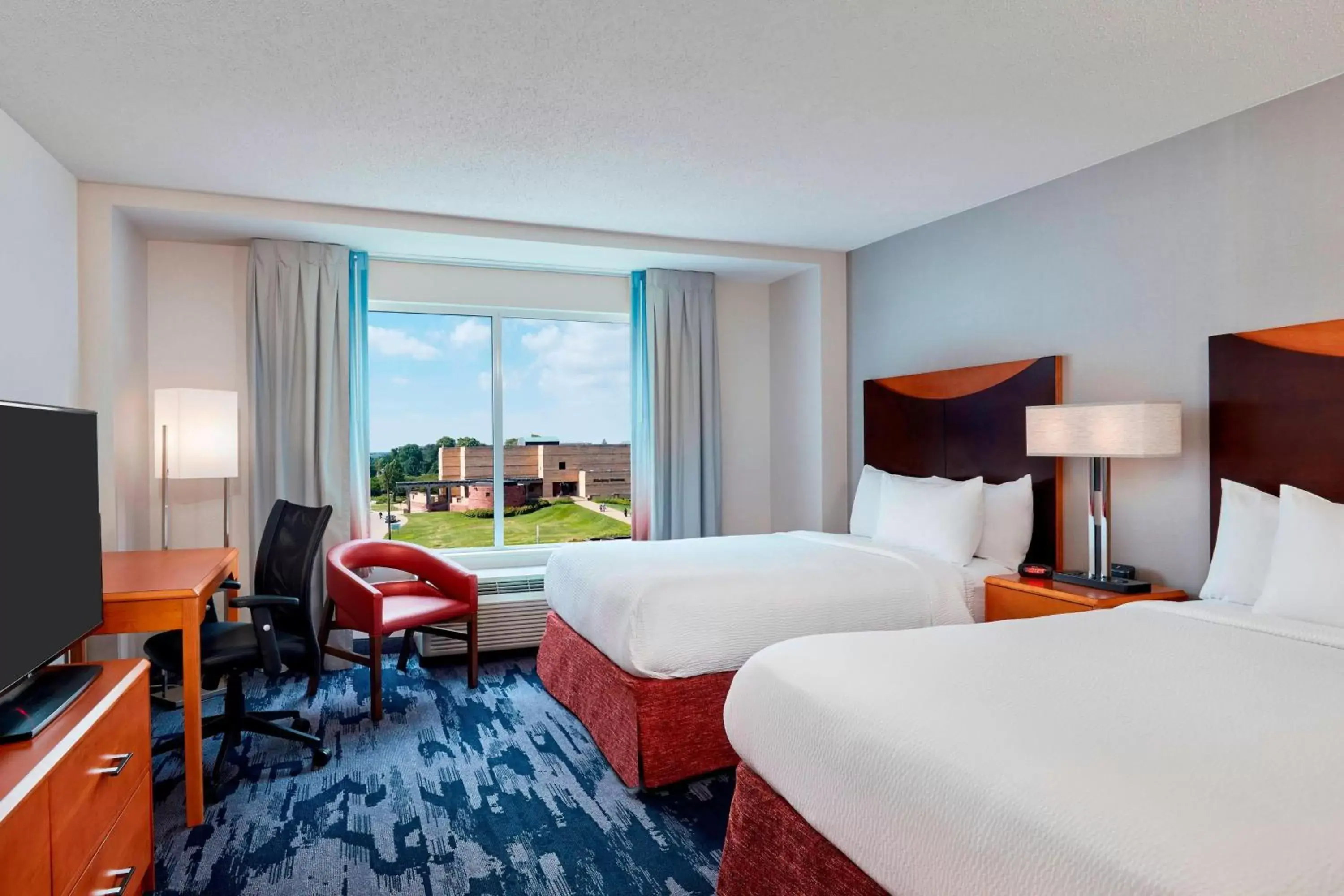 Park View, Guest room, 2 Double in Fairfield Inn Suites Indianapolis Downtown Park View, Guest room, 2 Double in Fairfield Inn Suites Indianapolis Downtown