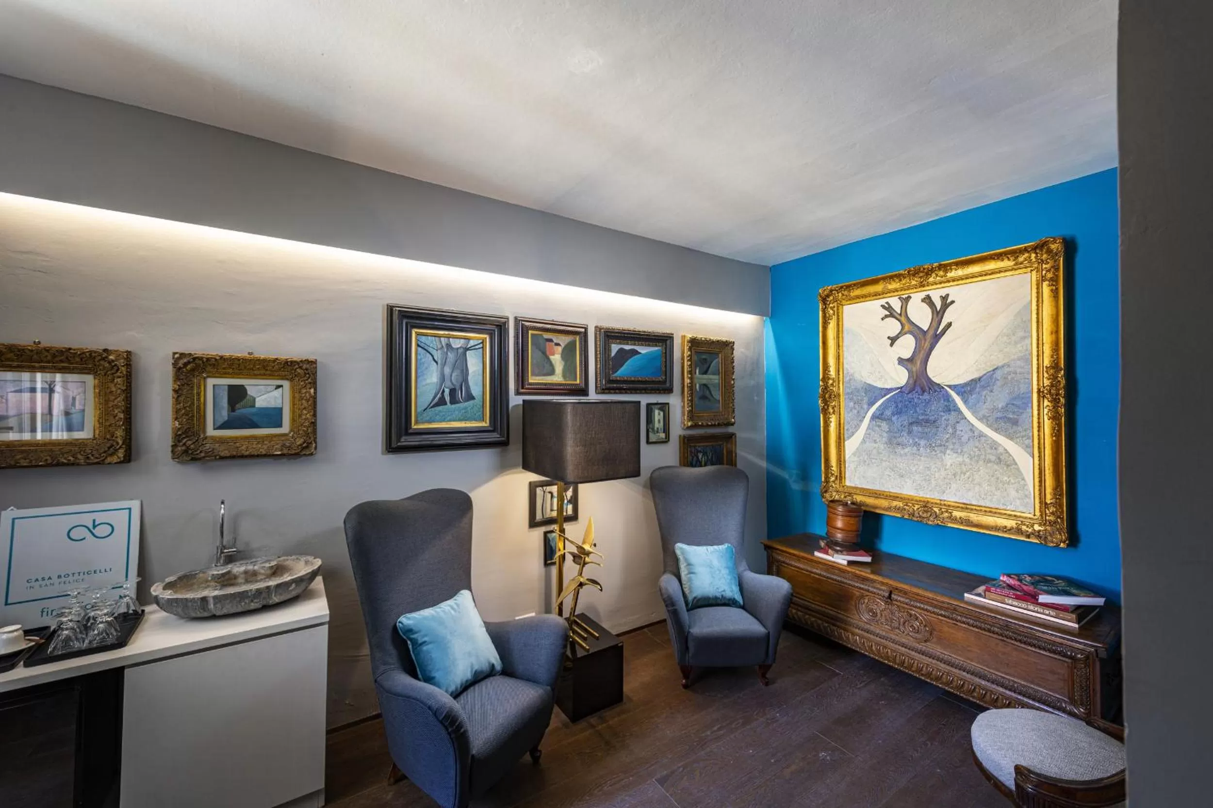 Living room in Casa Botticelli