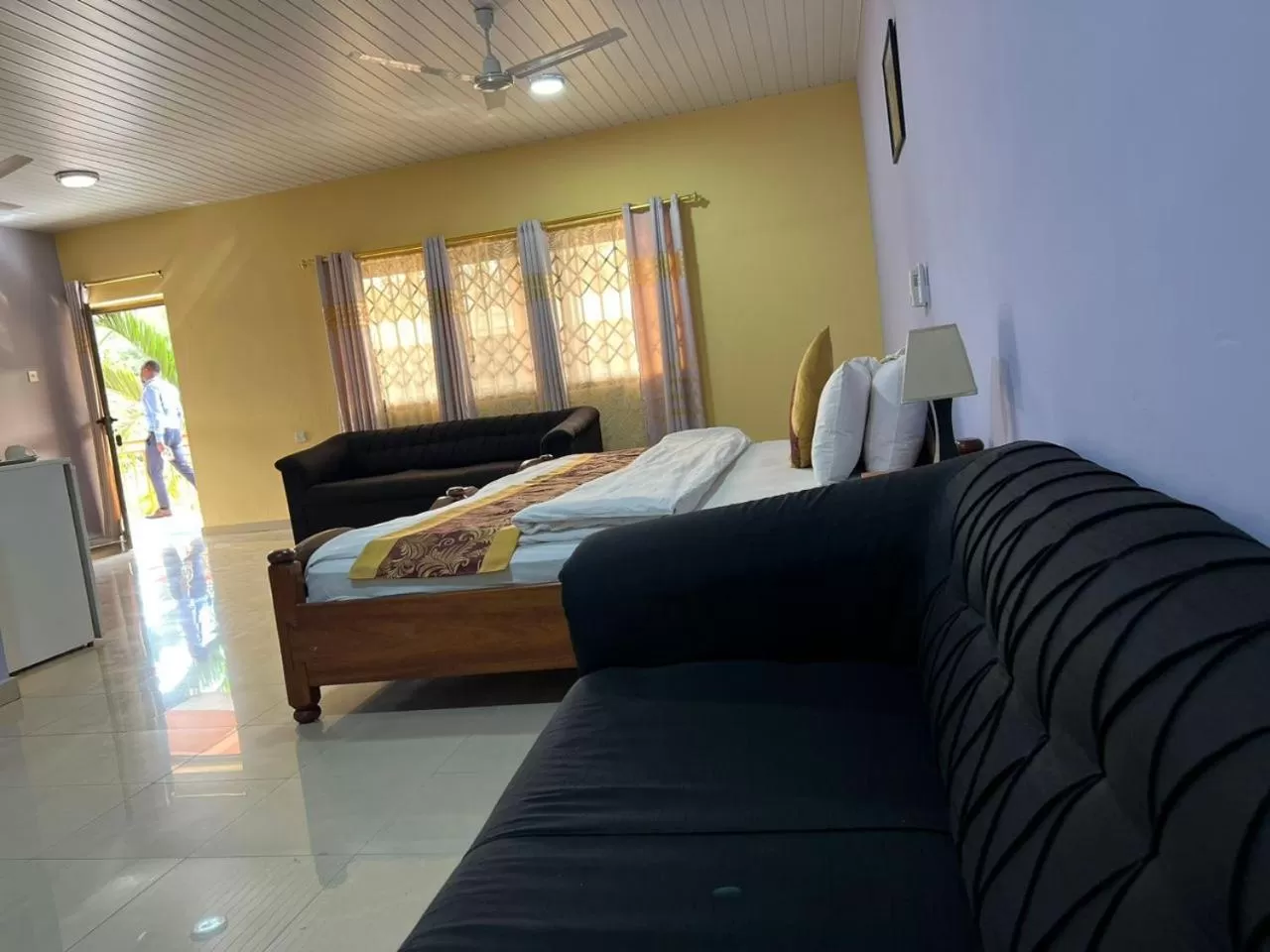 Seating Area in Hans Cottage Botel