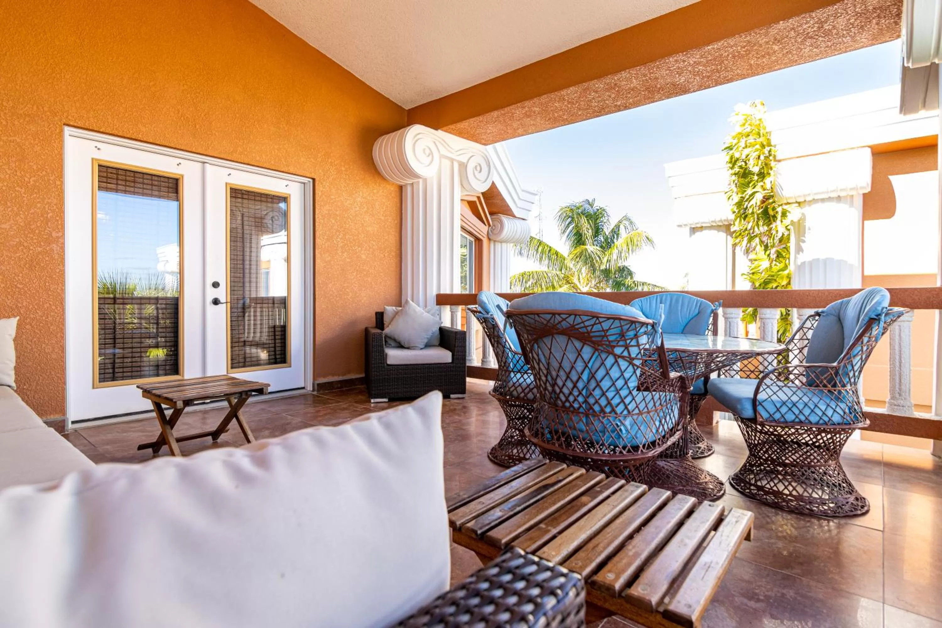 Patio in Lighthouse Beach Villas