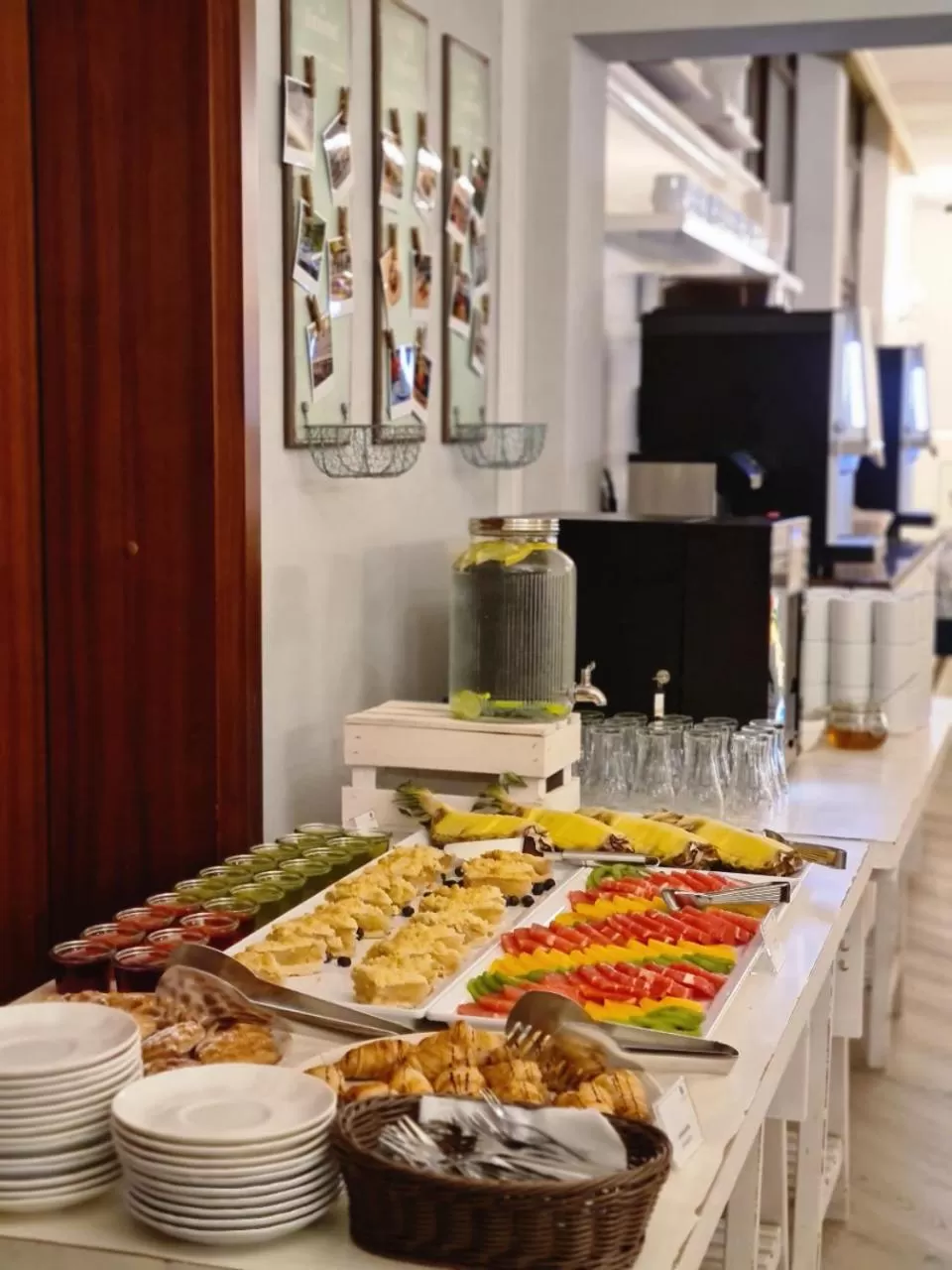 Buffet breakfast in Grand Royal Hotel