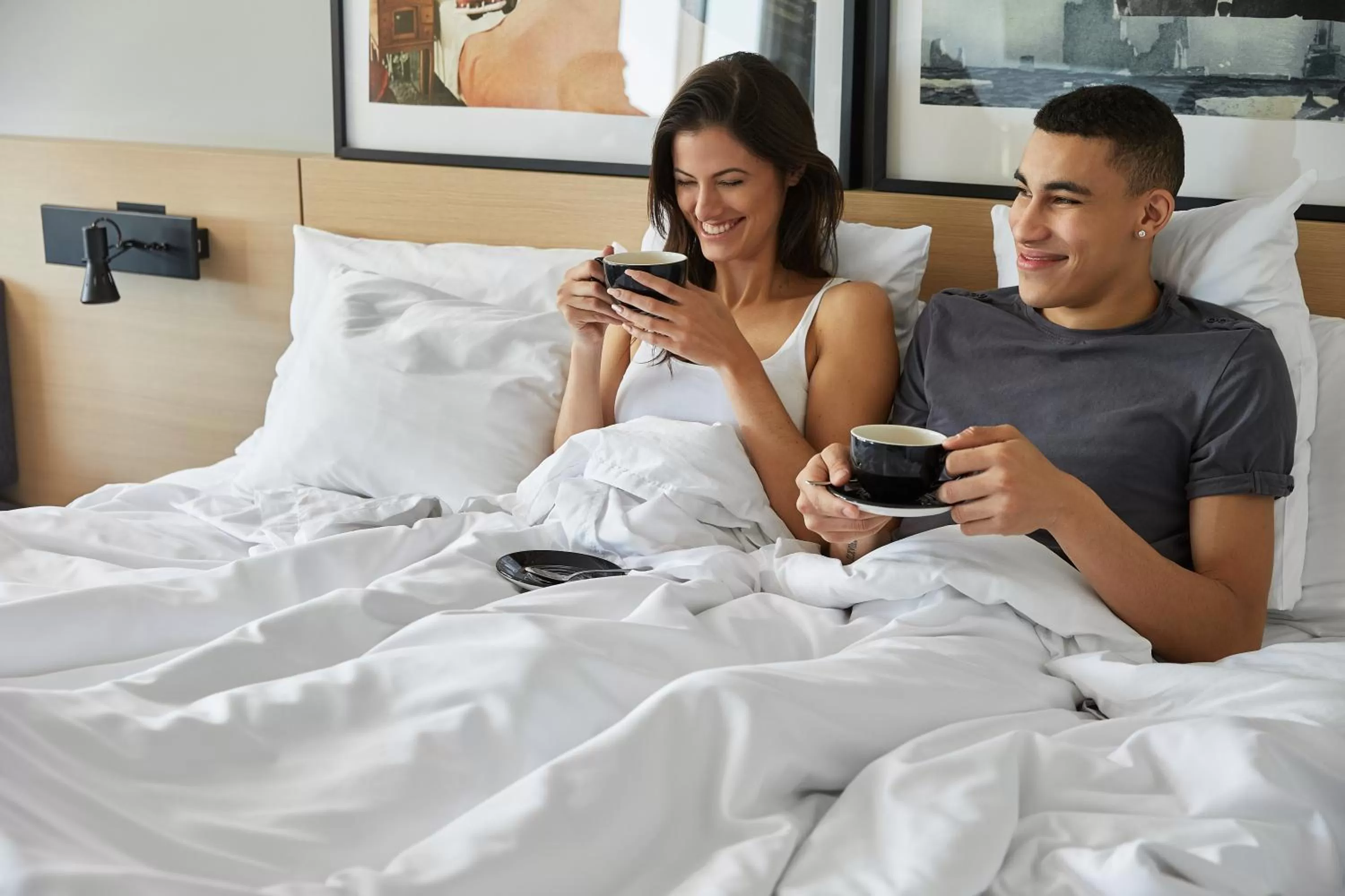 Bed in Inn at the Forks