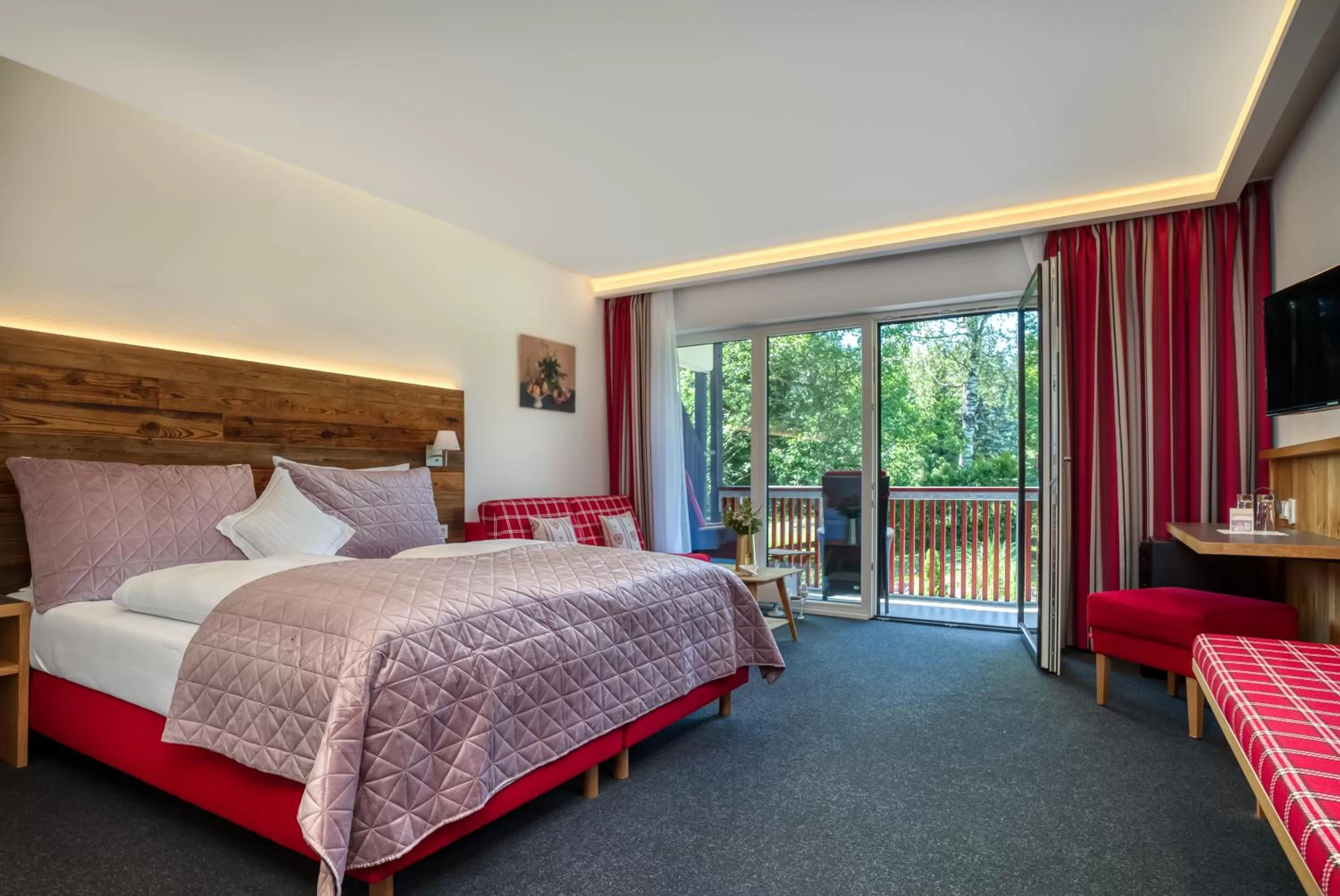 Bed in Landhaus Sommerau