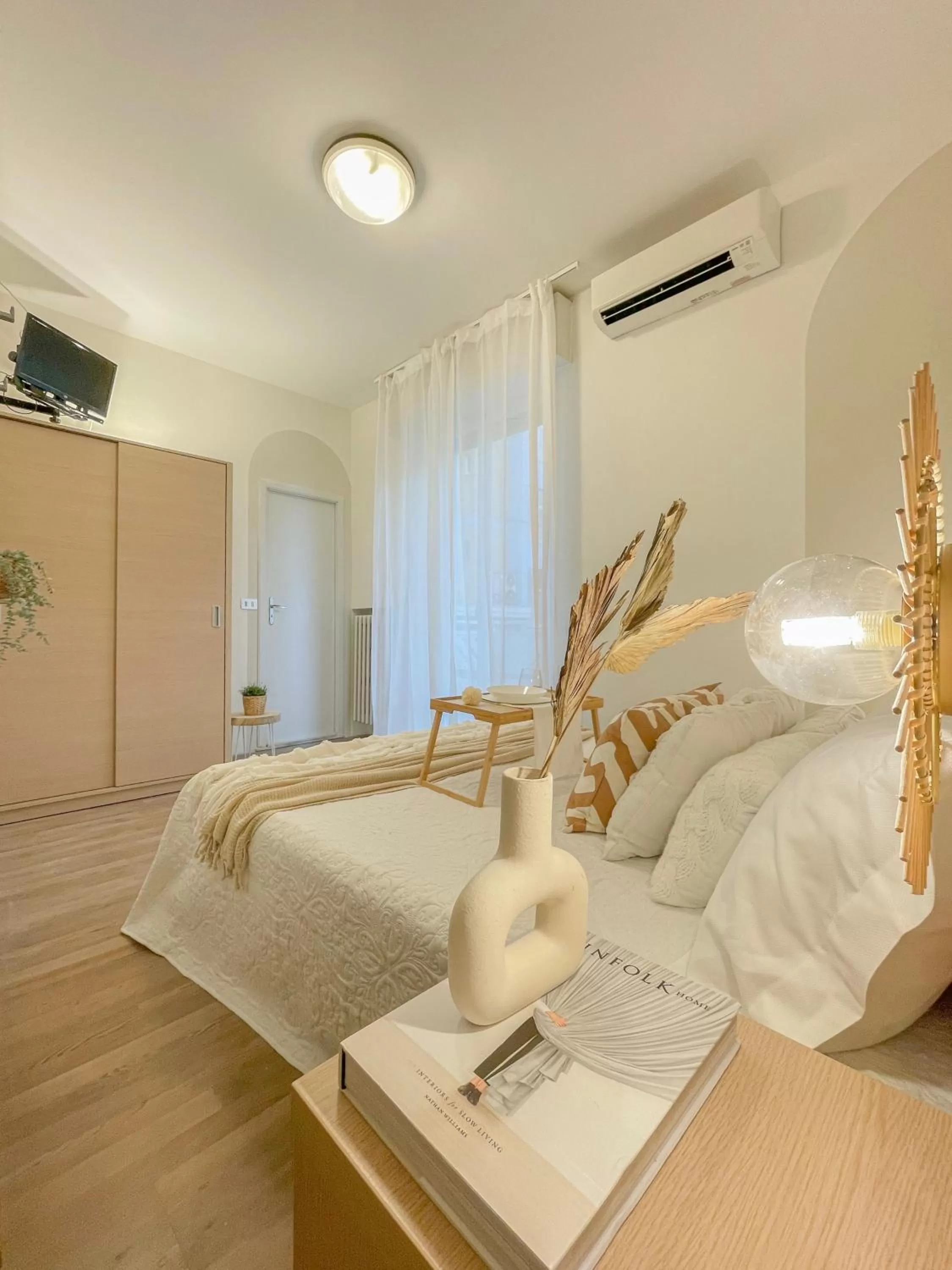 Bed in Americana Beach House