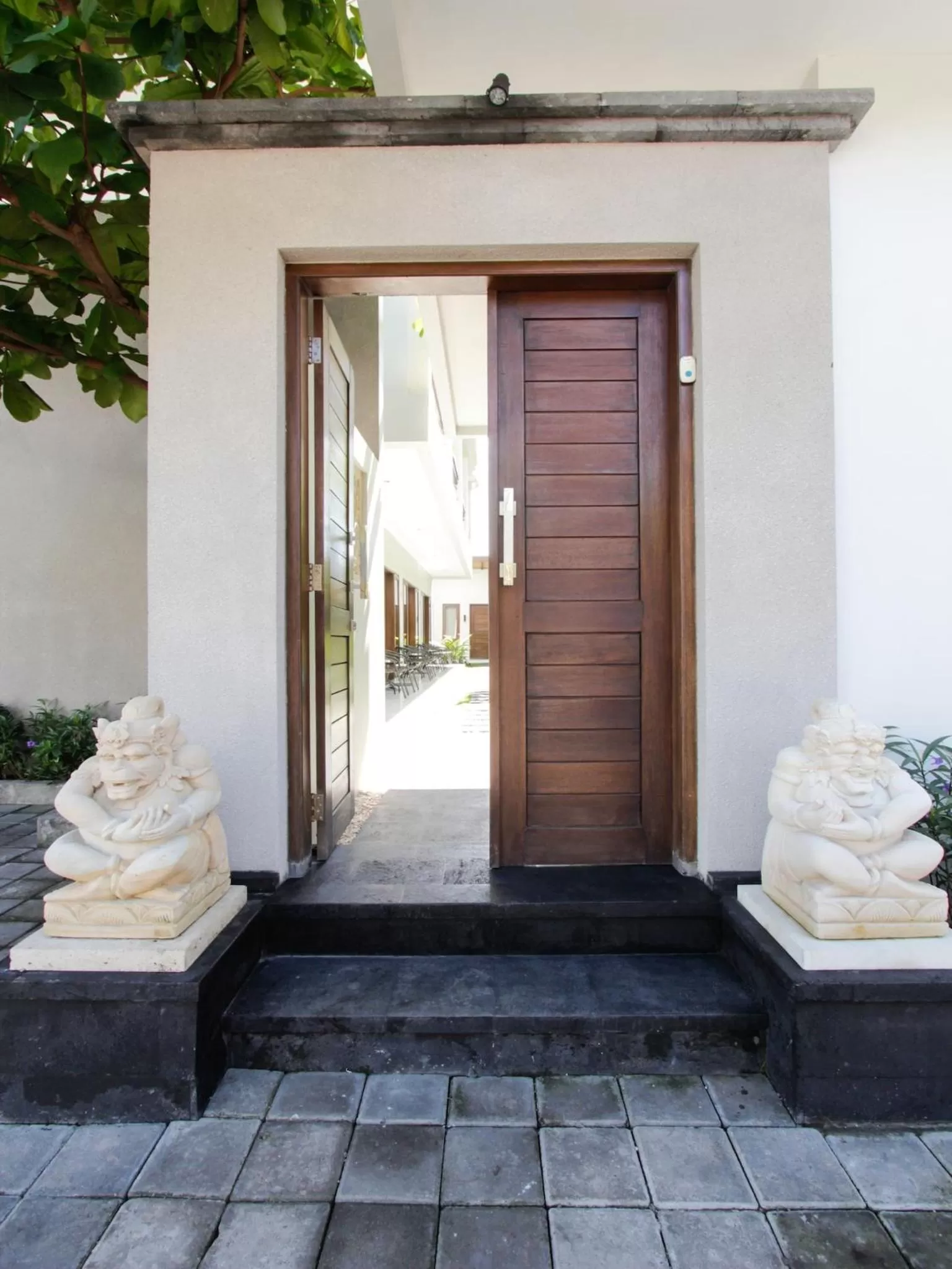 Facade/entrance in The Pavilion Hotel Kuta