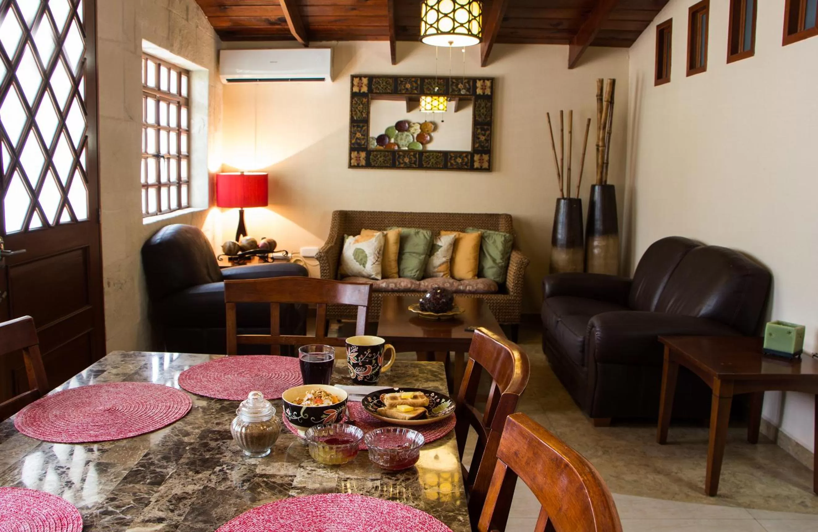 Living room in Bed and Breakfast Pecarí