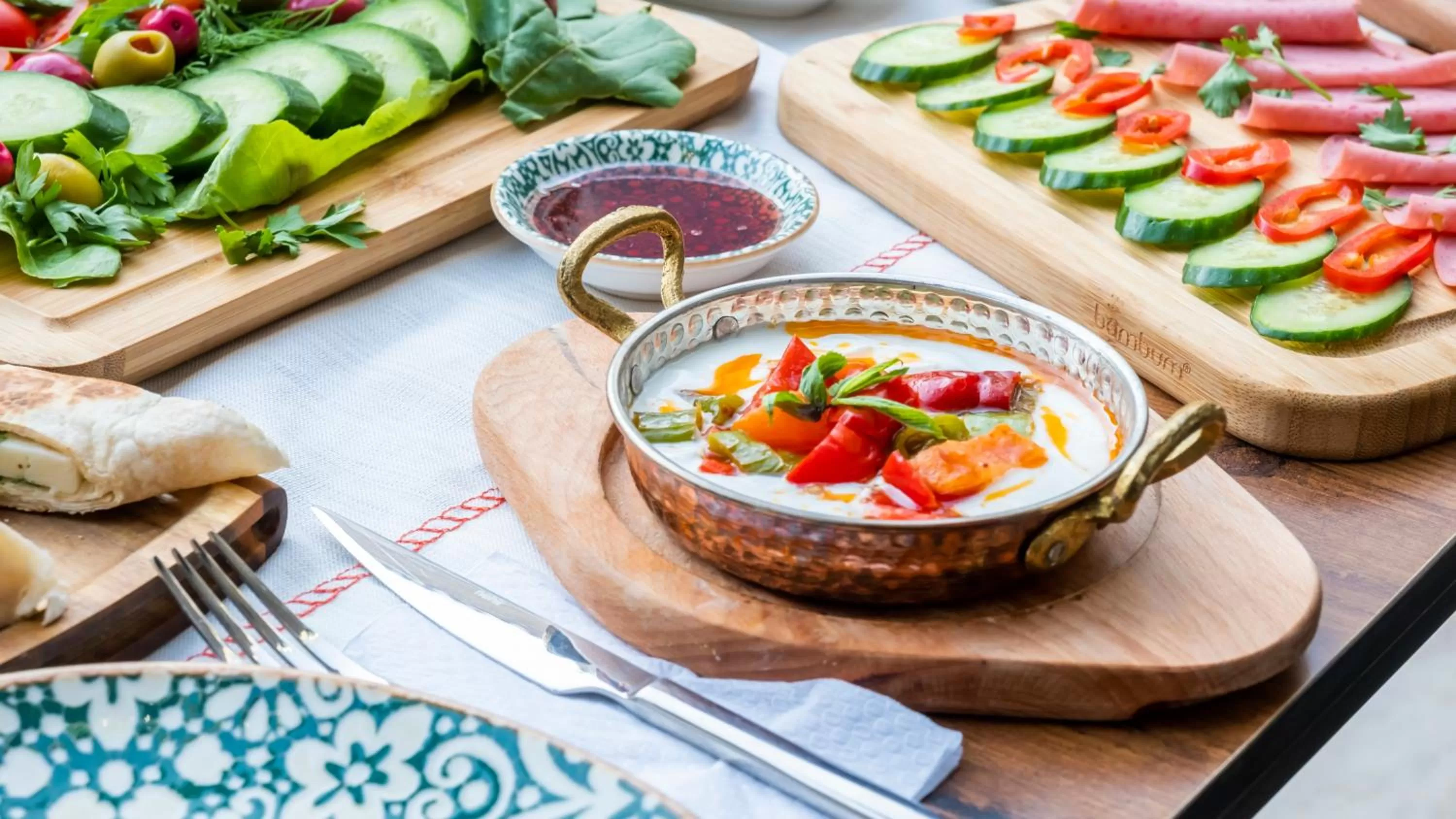Breakfast in Ariel Hotel Alaçatı