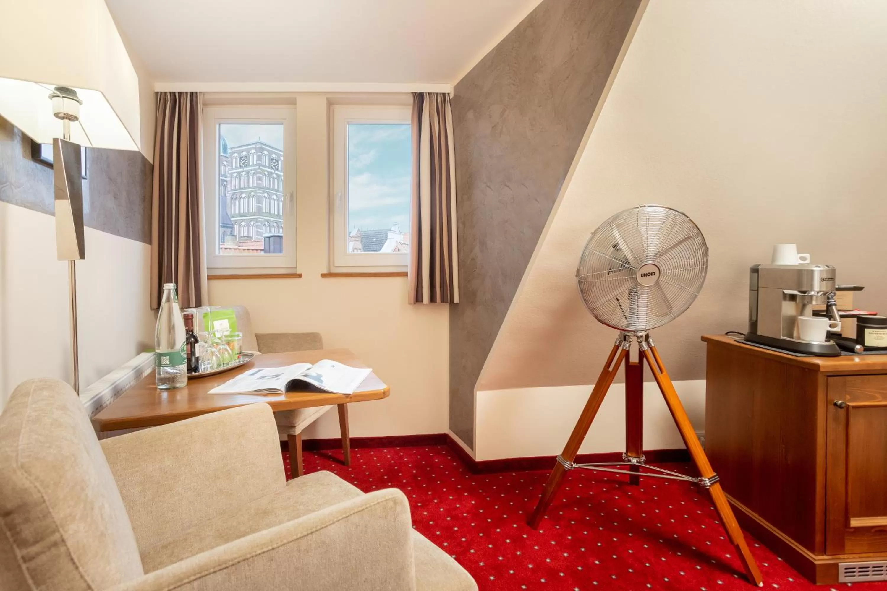 Seating area in Romantik Hotel Scheelehof Stralsund