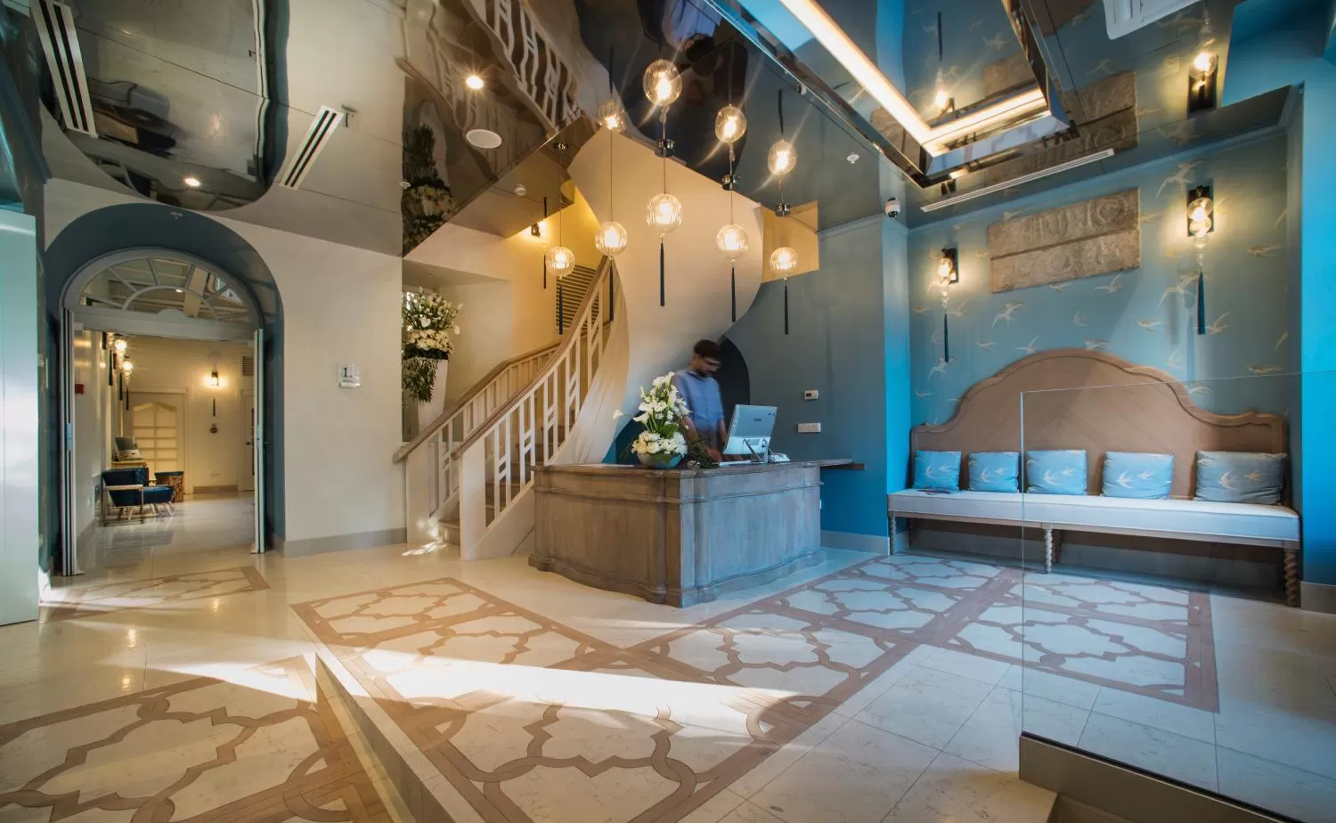 Lobby or reception in Relais Le Chevalier