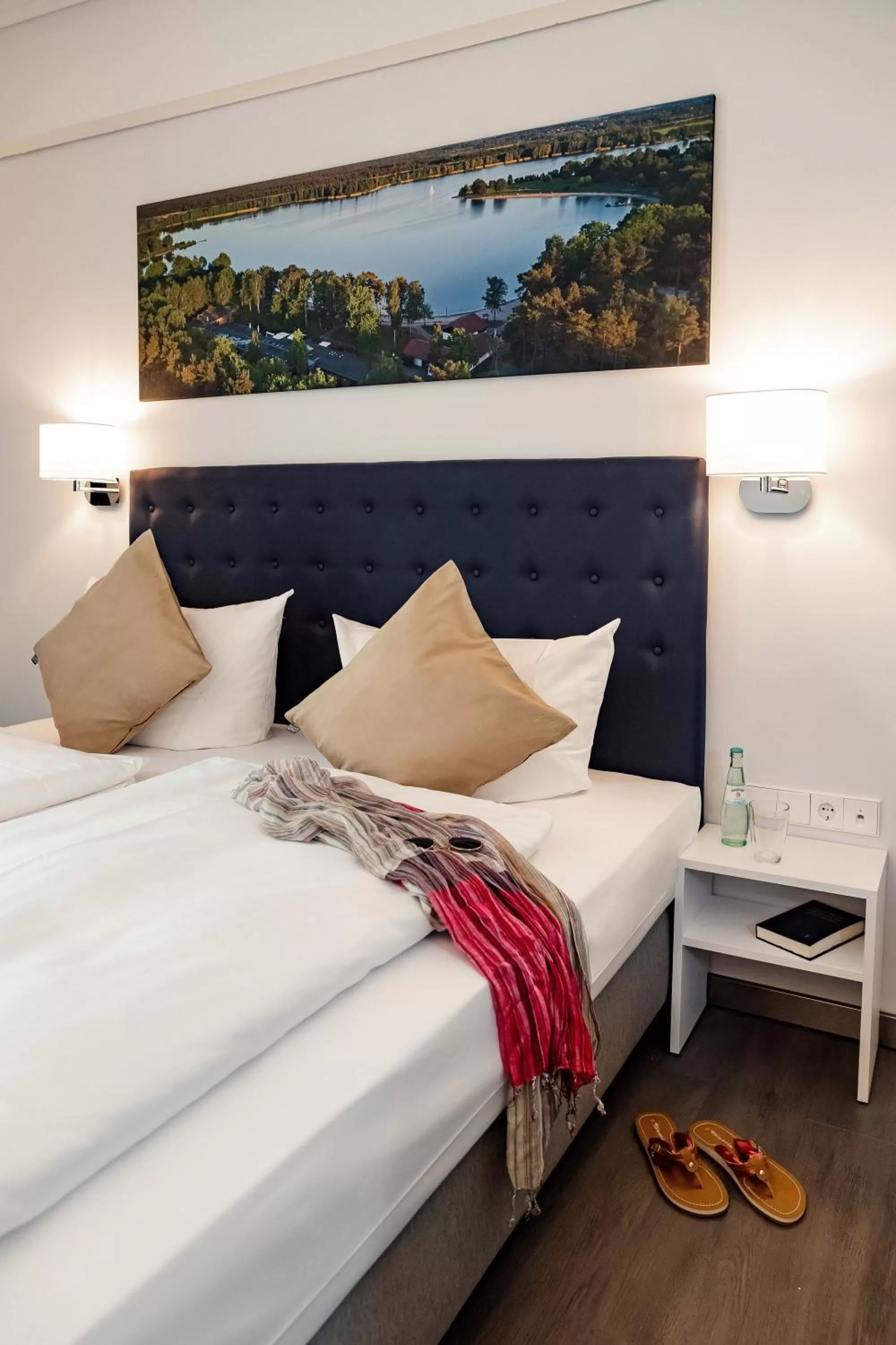 Bed in Seehotel am Tankumsee