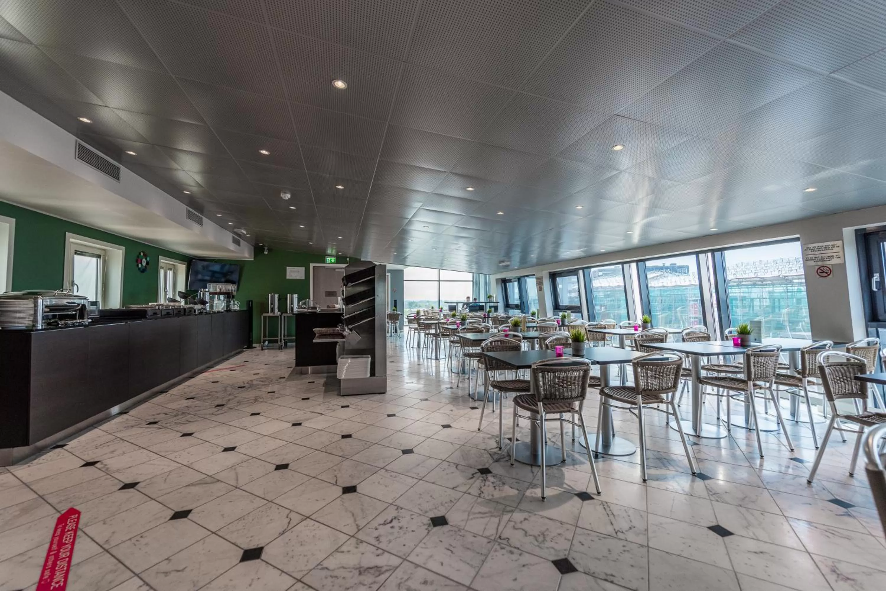 Seating area in Cabinn Odense