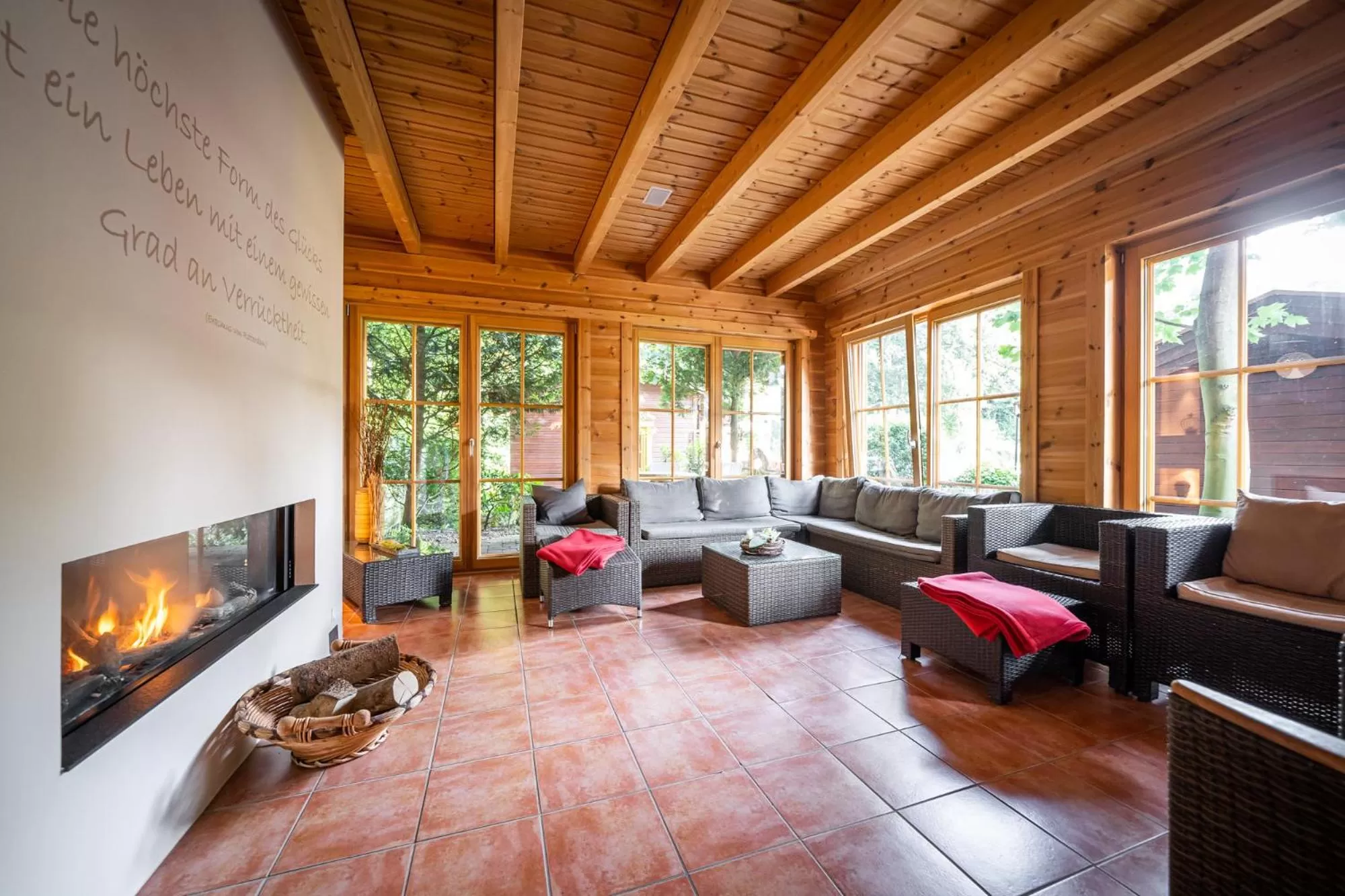 Seating area in Waldhotel Tannenhäuschen