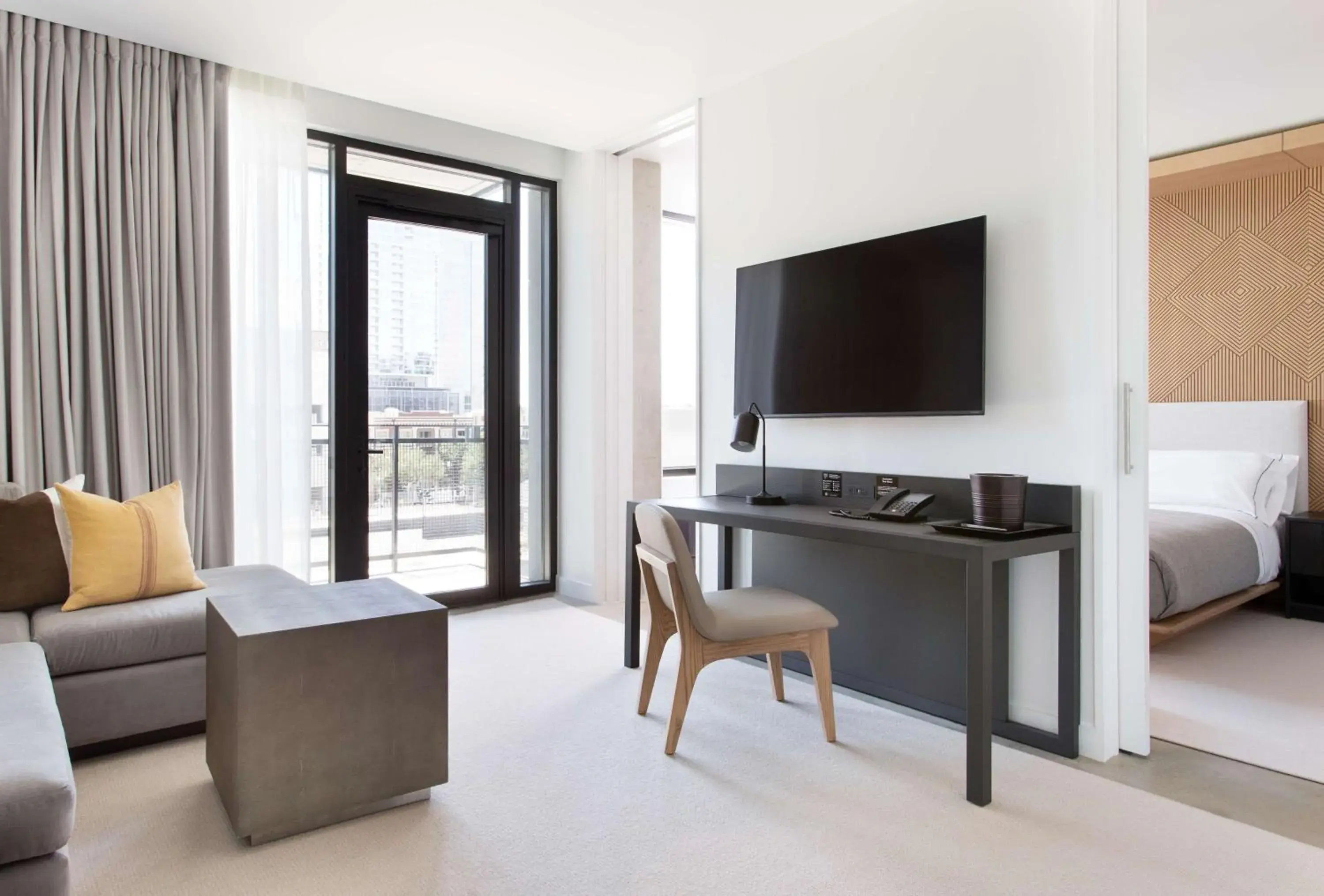 One-Bedroom King Suite with Balcony in Canopy By Hilton Austin Downtown One-Bedroom King Suite with Balcony in Canopy By Hilton Austin Downtown