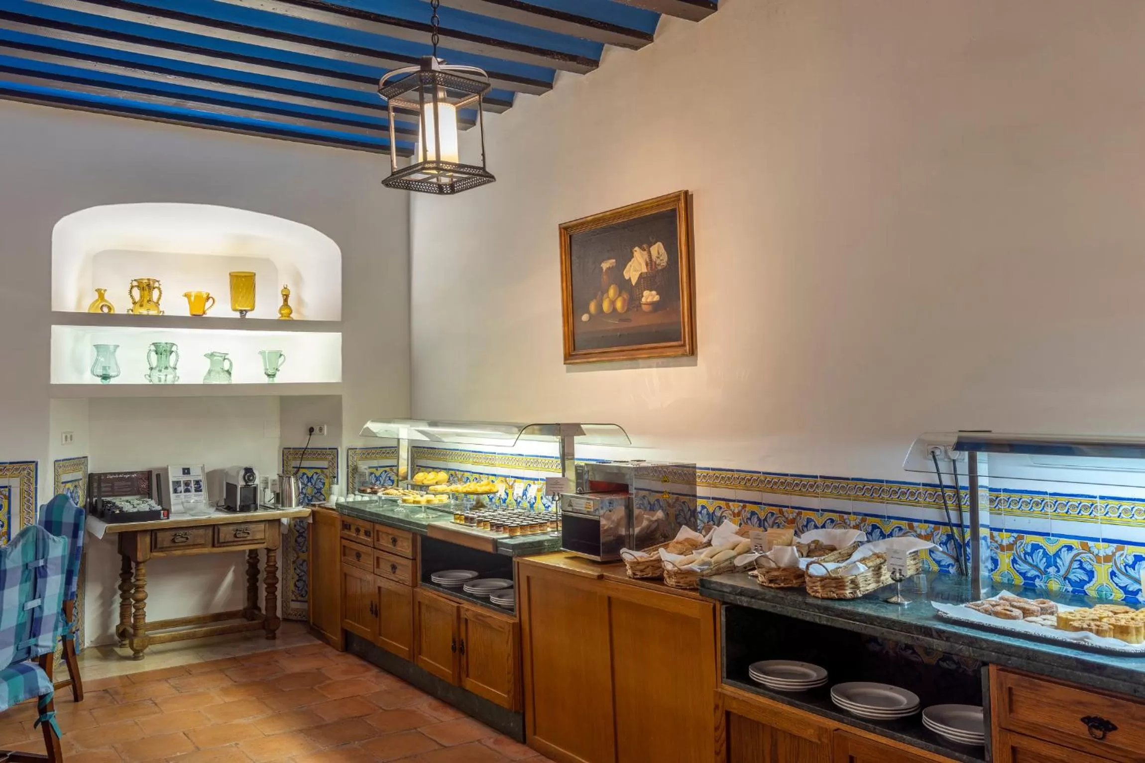 Buffet breakfast in Parador de Chinchón