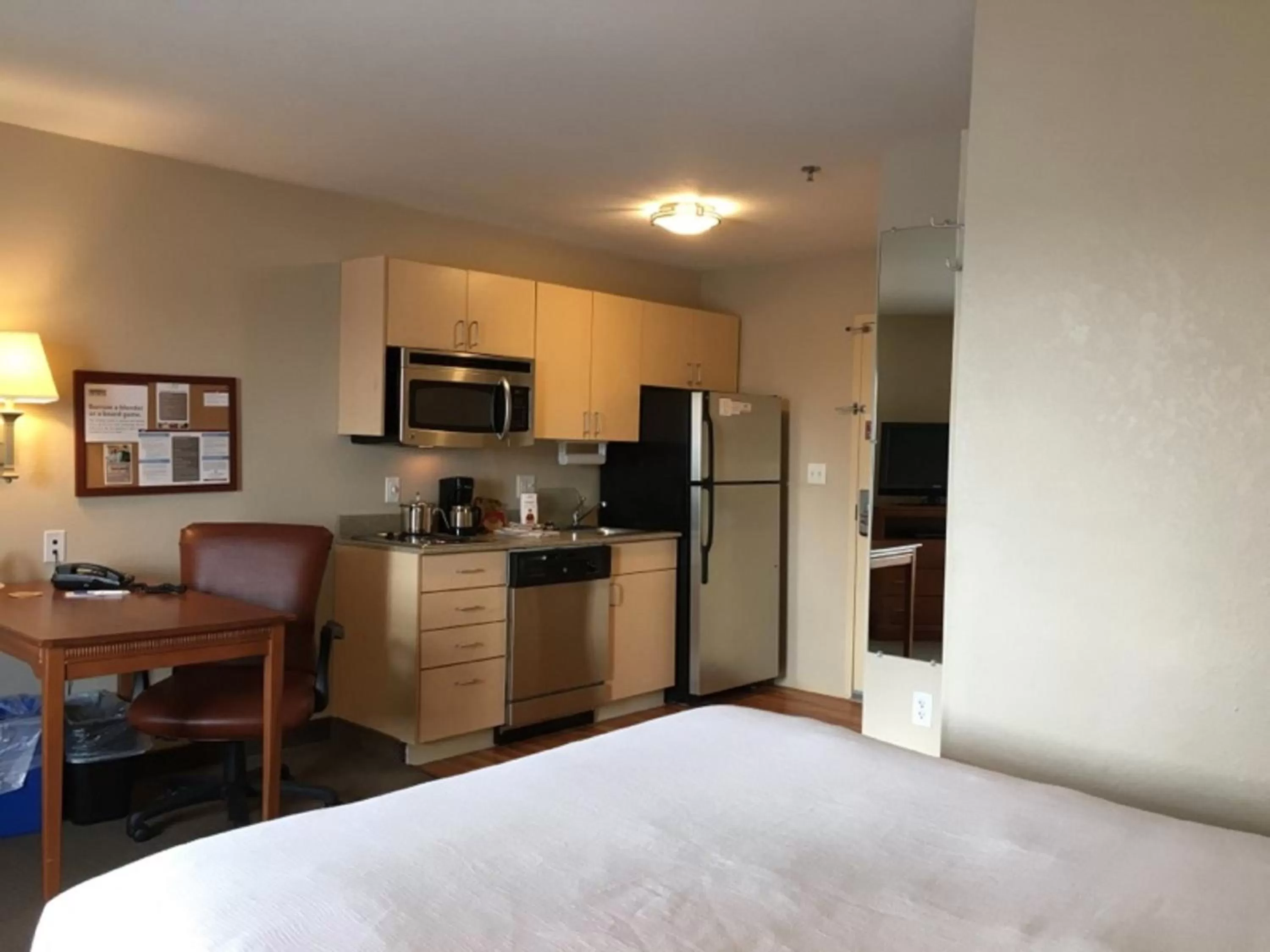 Queen Studio in Candlewood Suites Watertown Fort Drum, an IHG Hotel