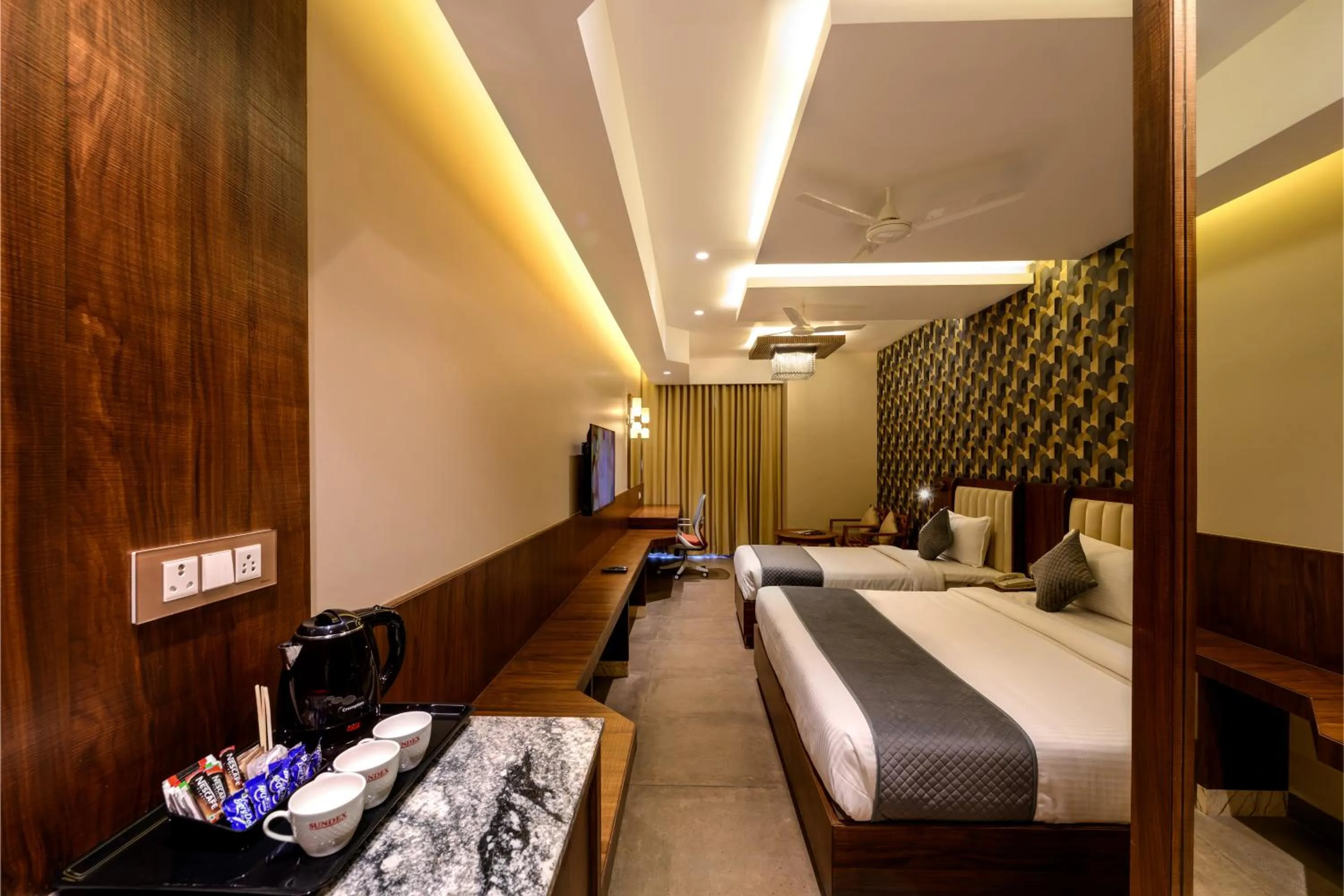 Photo of the whole room, Bed in Sundex Hotel