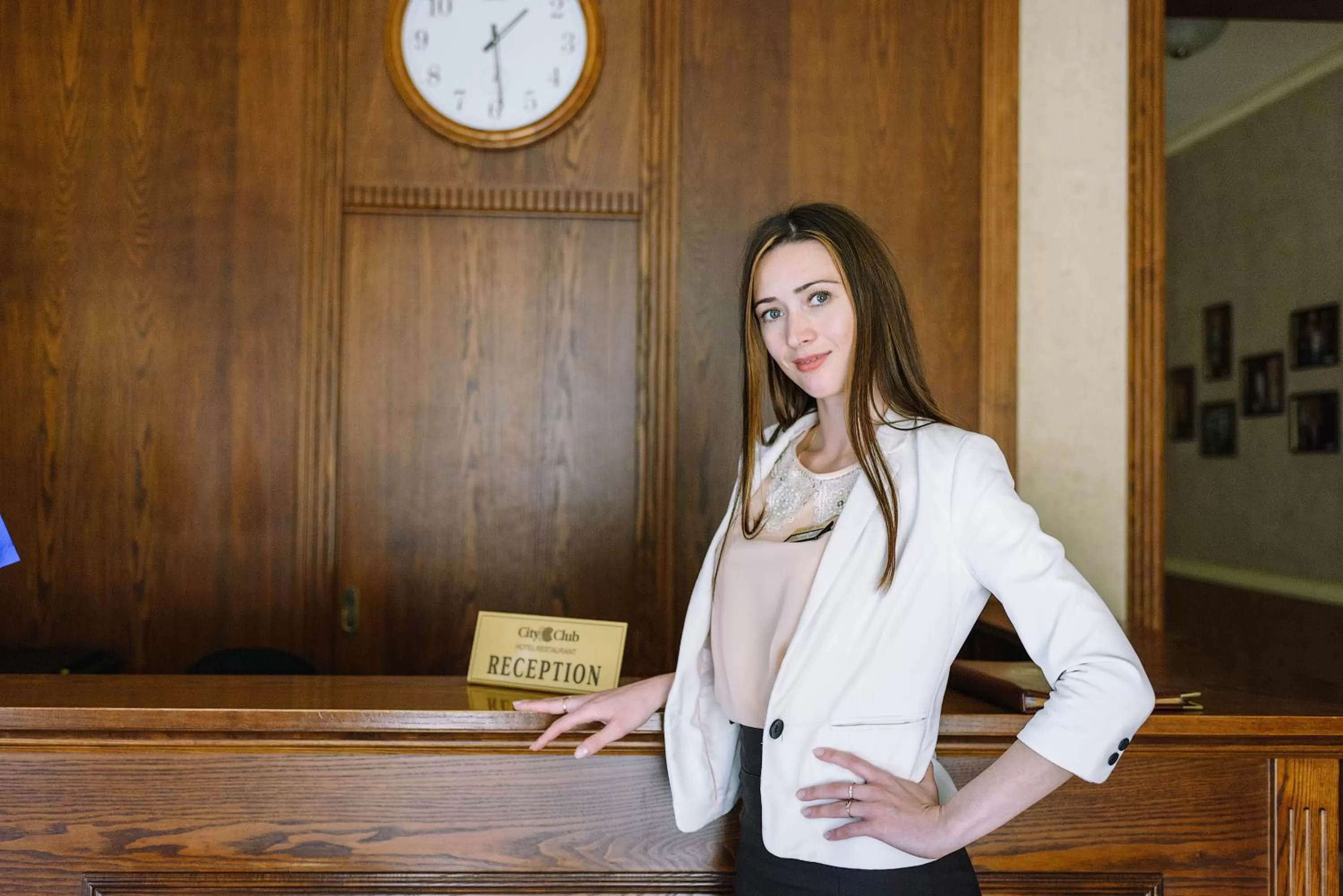 Lobby or reception in CityClub Hotel