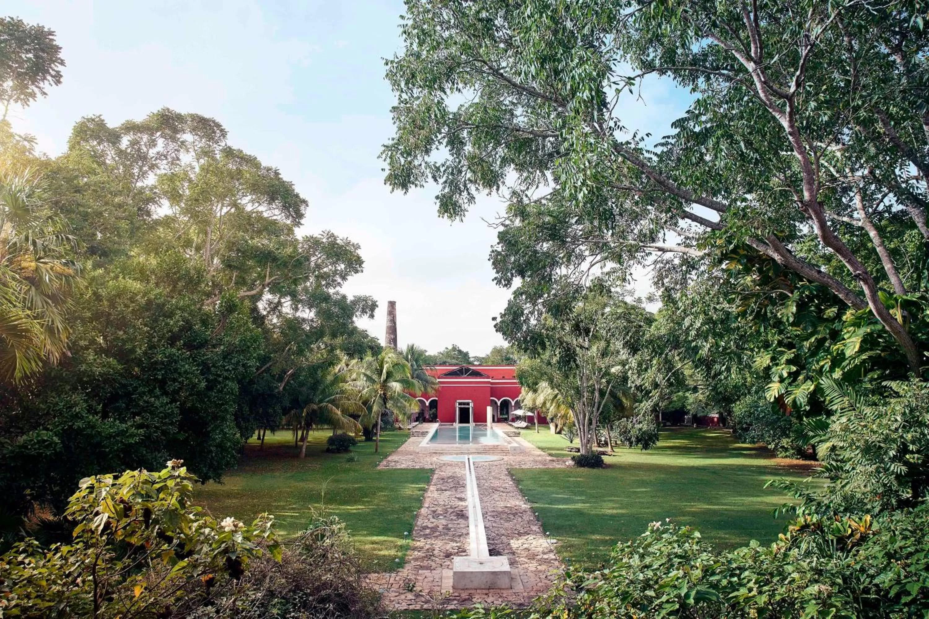 Natural landscape in Hacienda Temozon Sur