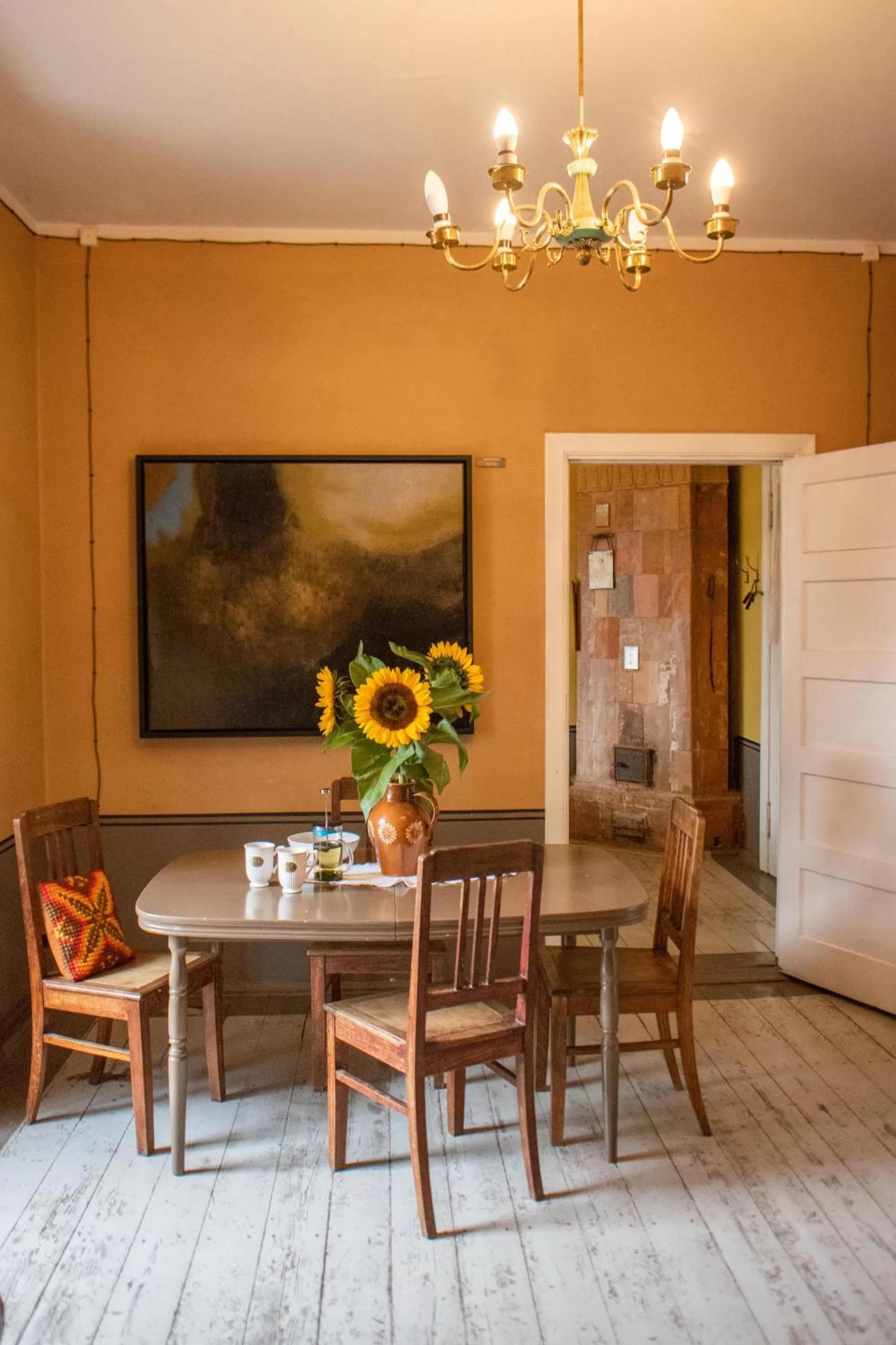 Kitchen or kitchenette, Seating Area in Roberta Hercberga Apartamenti