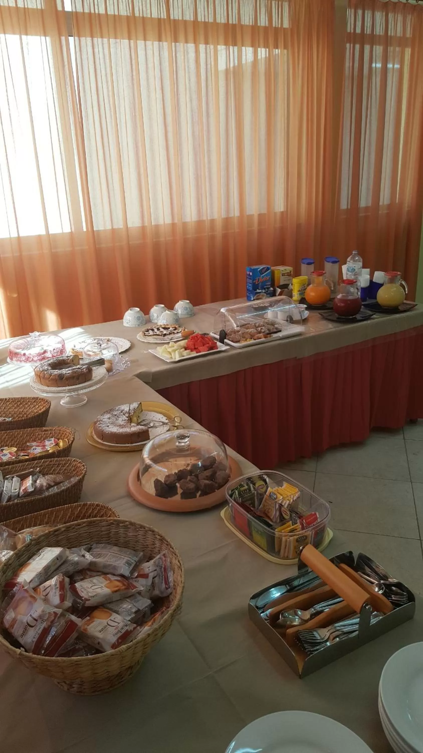 Buffet breakfast in B&B Lu Casale