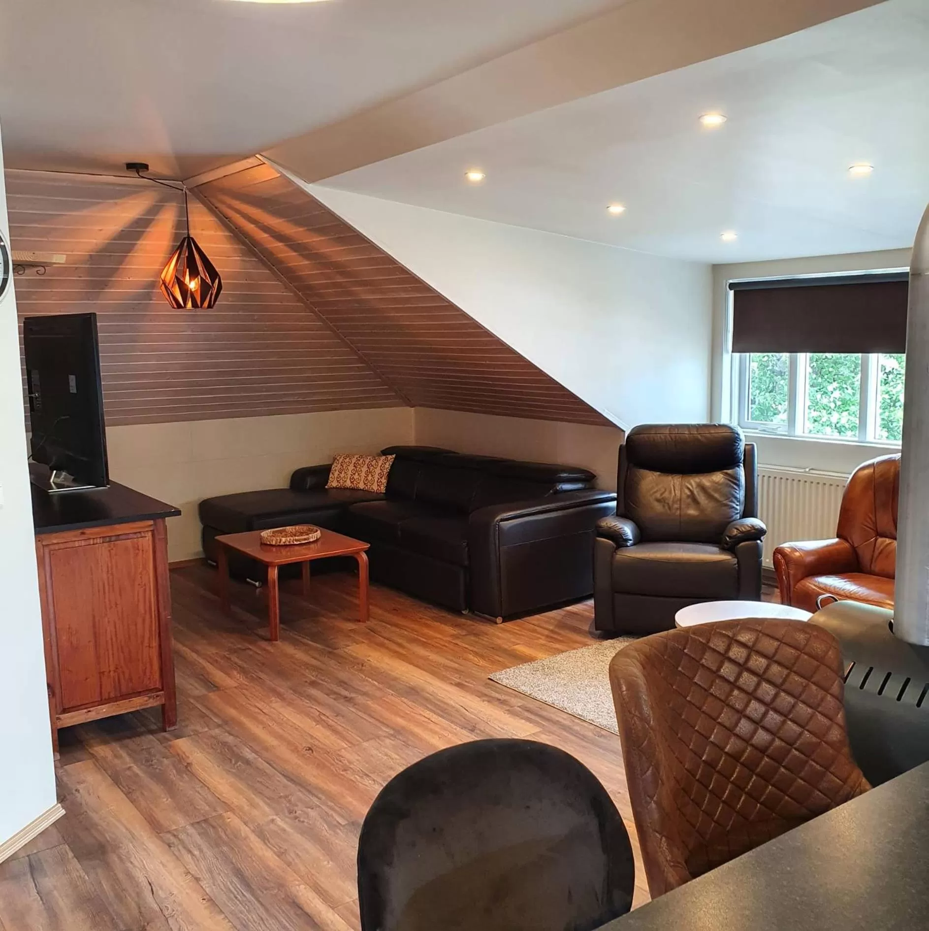 Living room in E18 Apartments