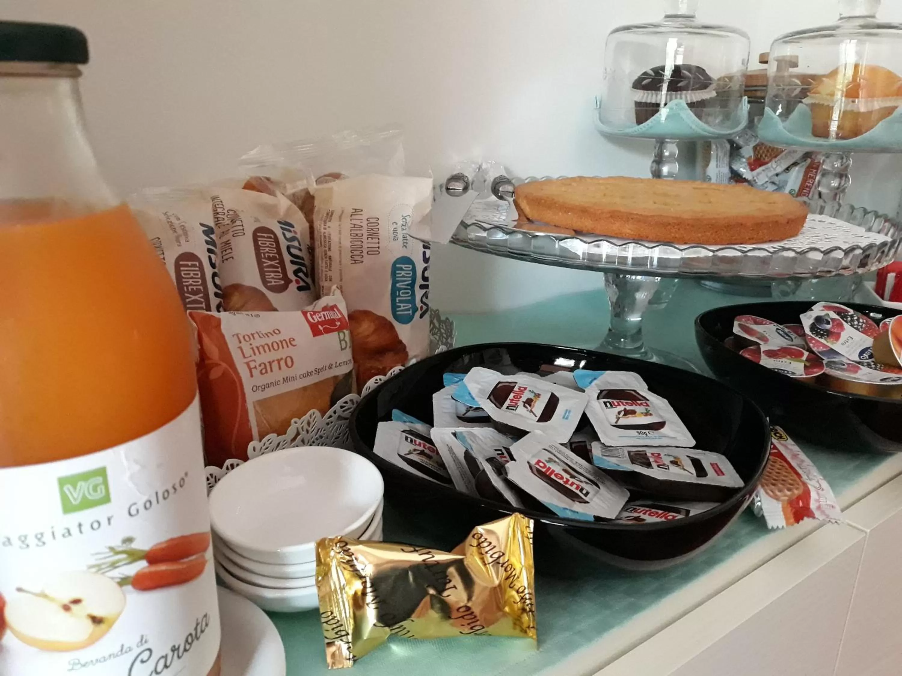 Food and drinks in A Casa di Grace