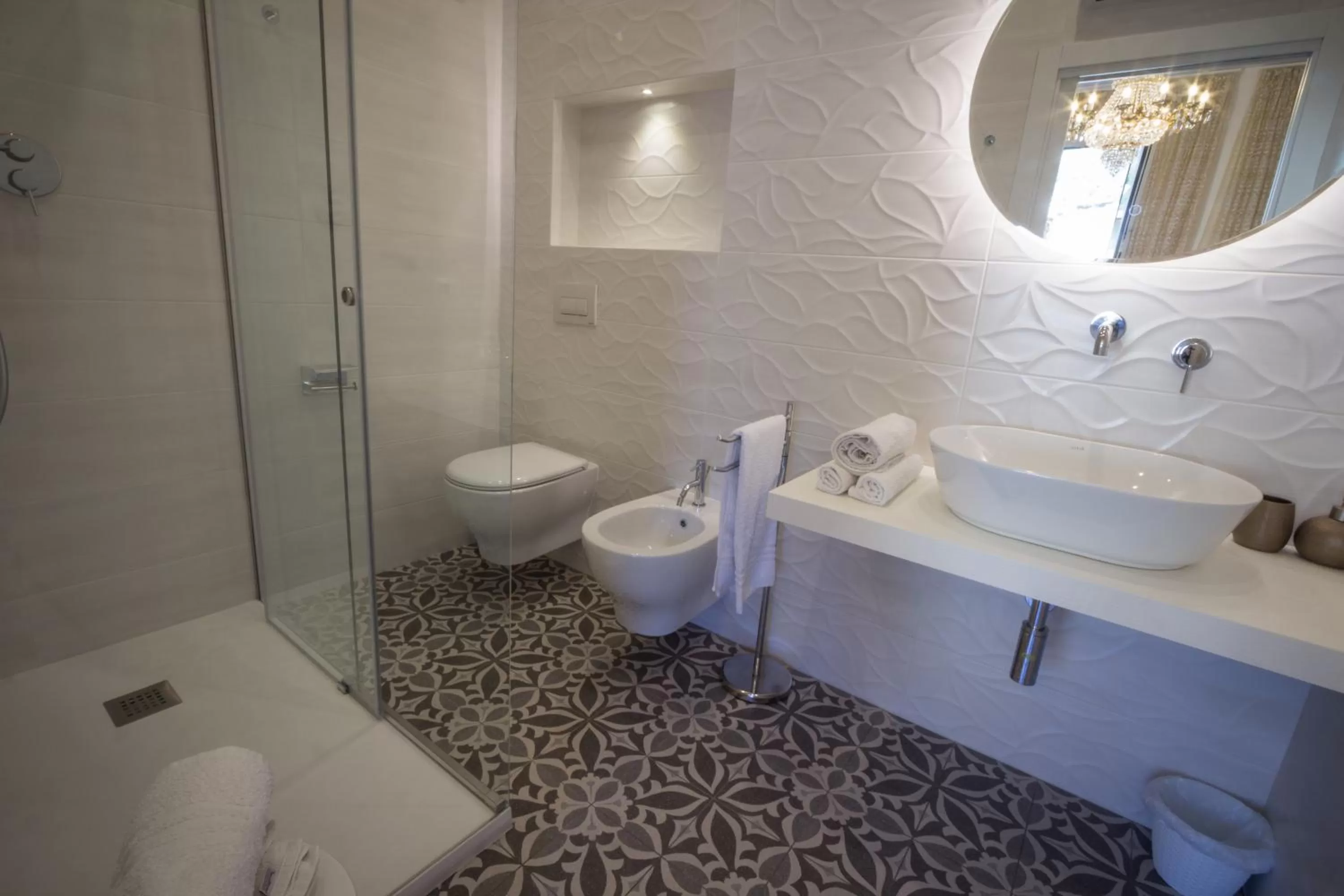 Bathroom in Villa Valverde Apartments e B&B