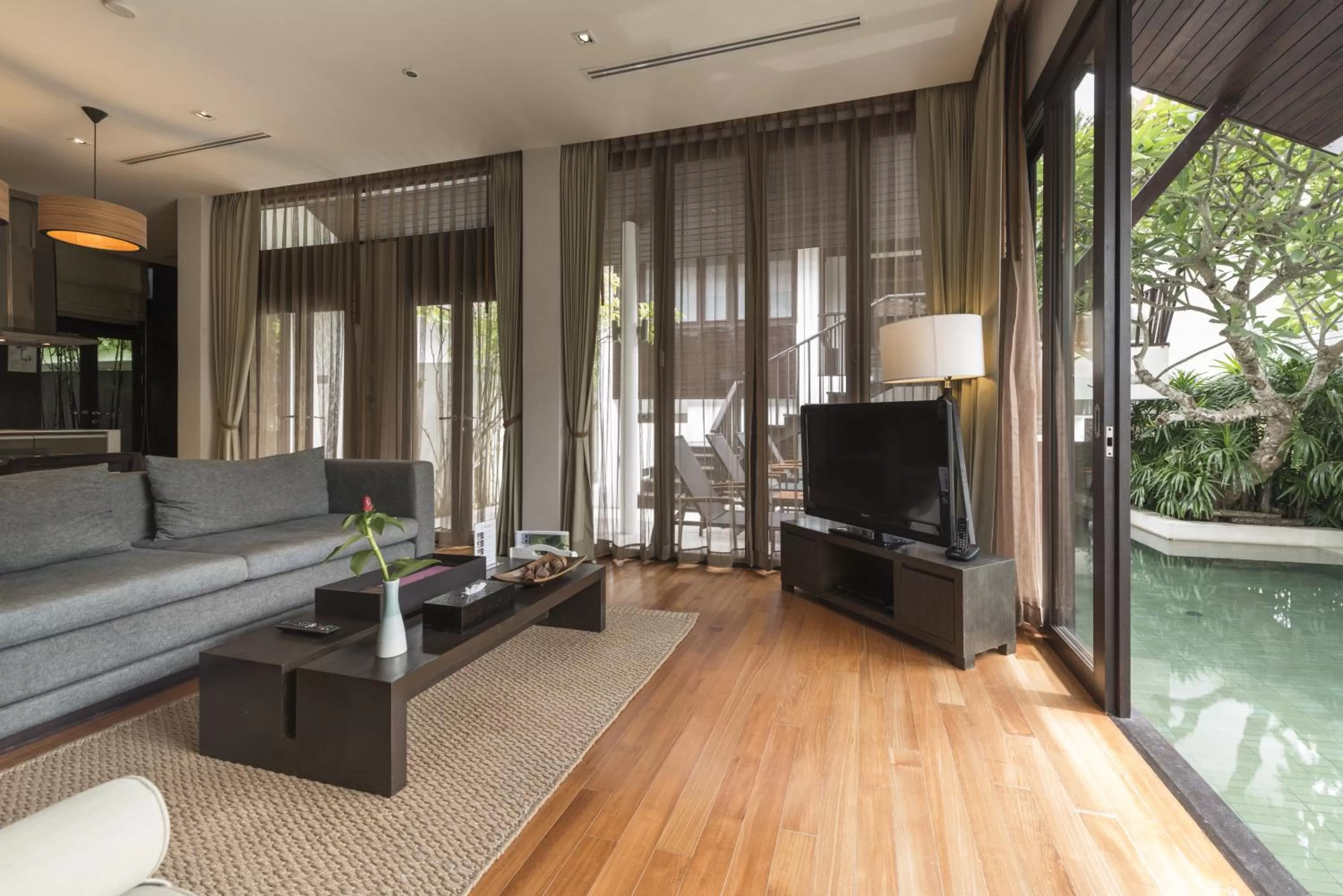 Living room in The Sea Koh Samui Resort and Residences by Tolani