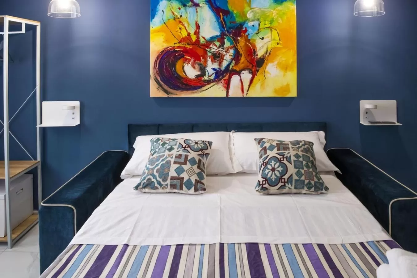 Decorative detail, Bed in Boutique Hotel Ferrara