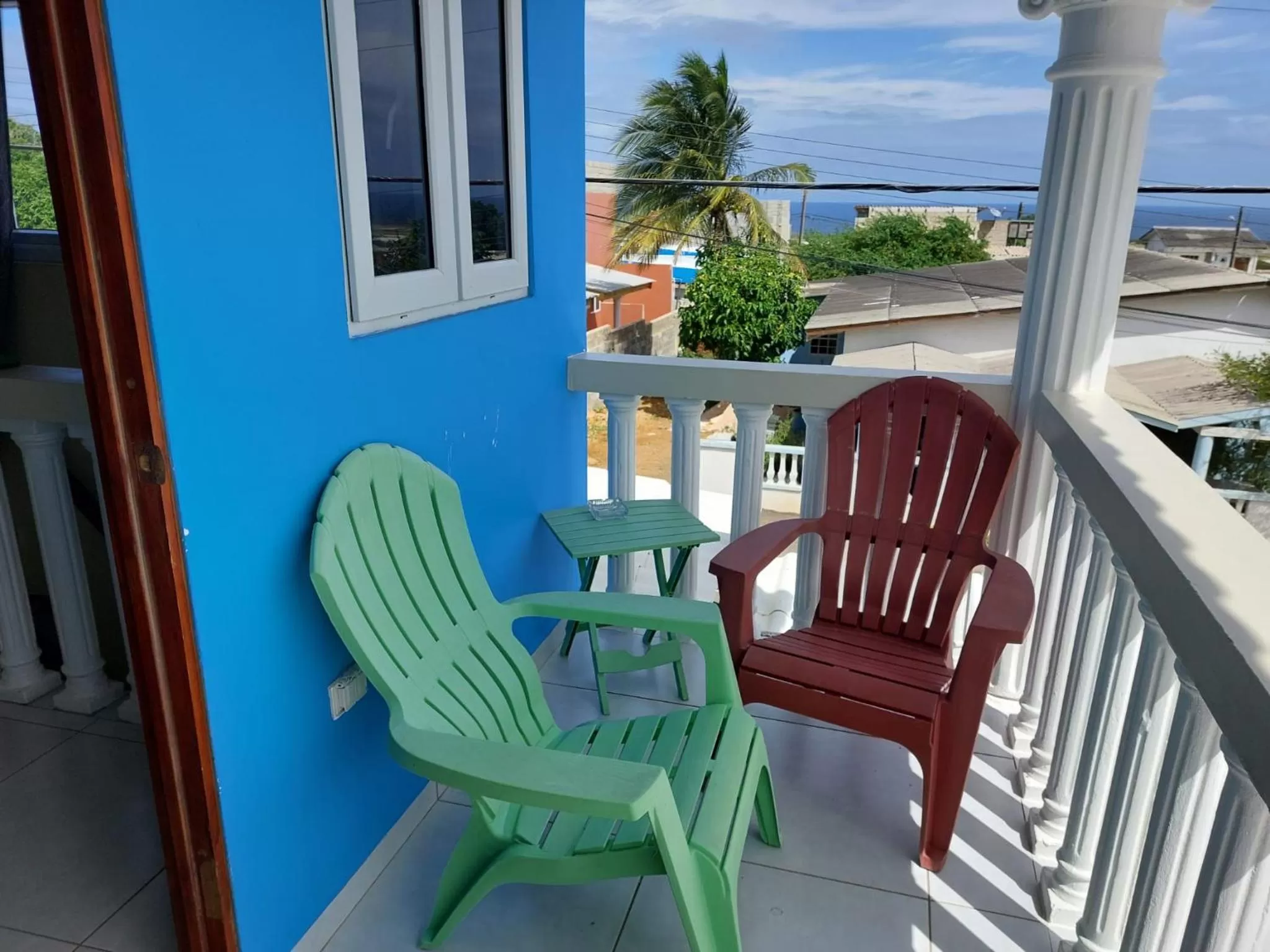 Balcony/Terrace in Curasita colour Appartments