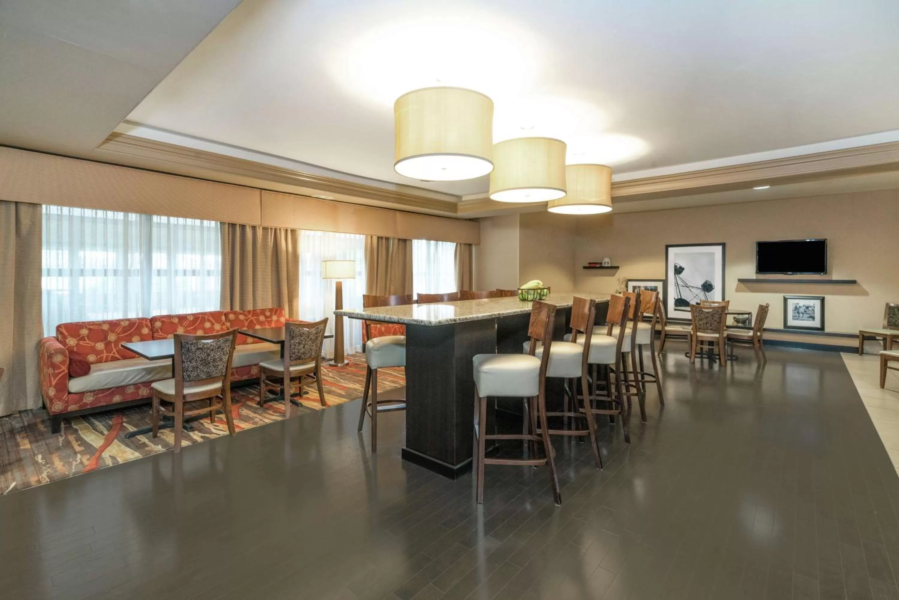 Lobby or reception in Hampton Inn Corydon