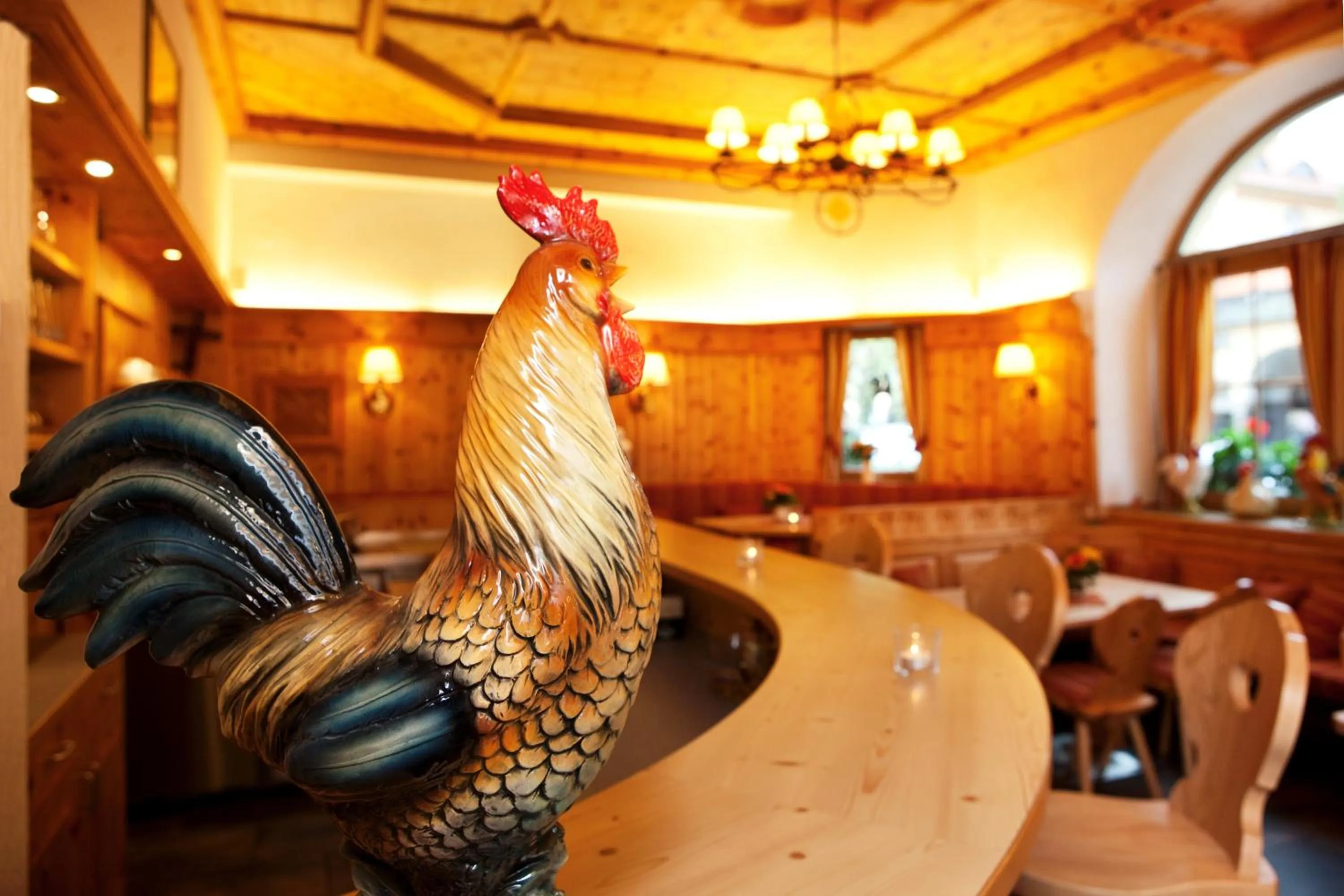 Decorative detail in Hotel Hahn