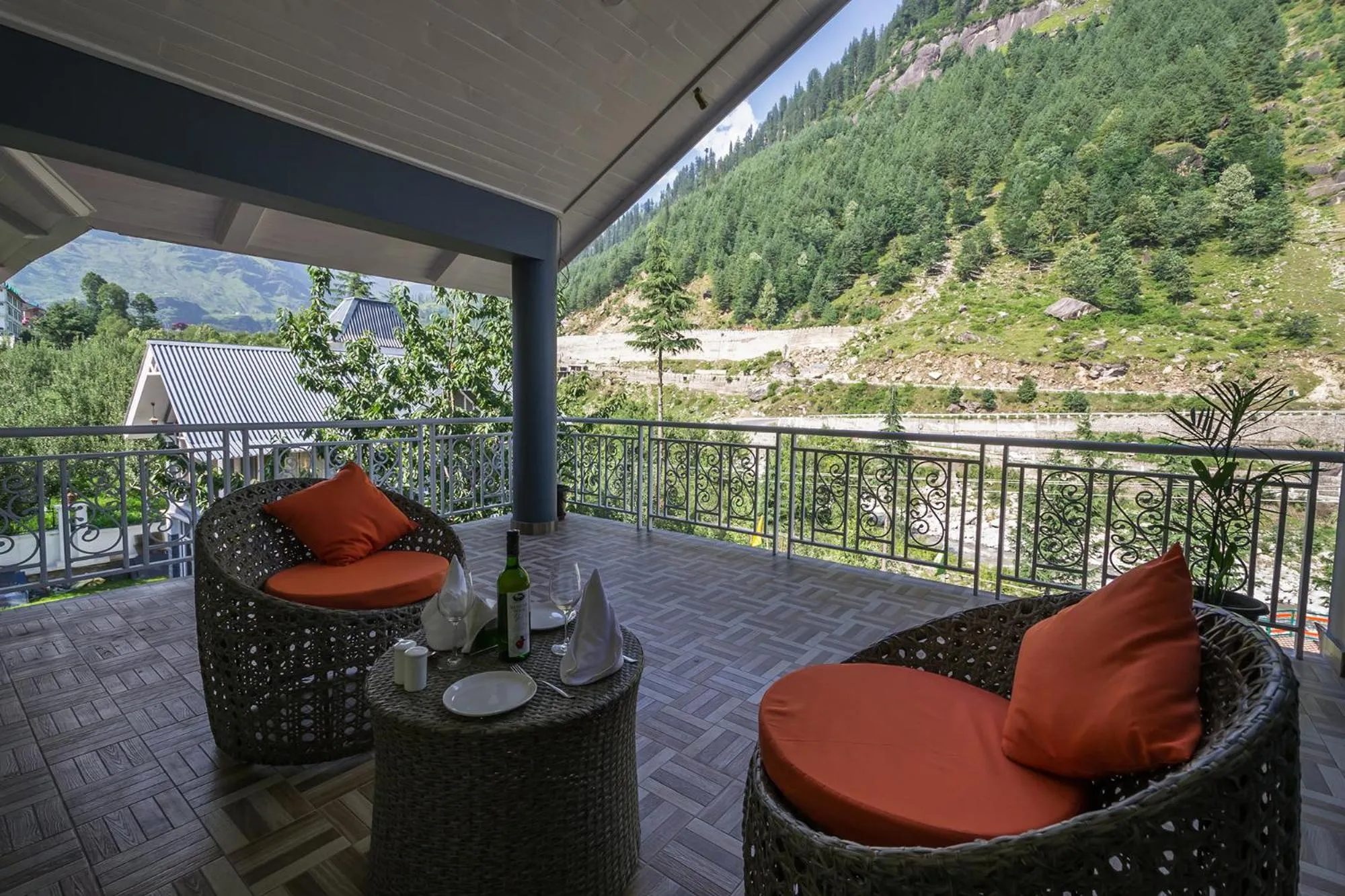 Balcony/Terrace in The Highland Park - A Truly River side Resort