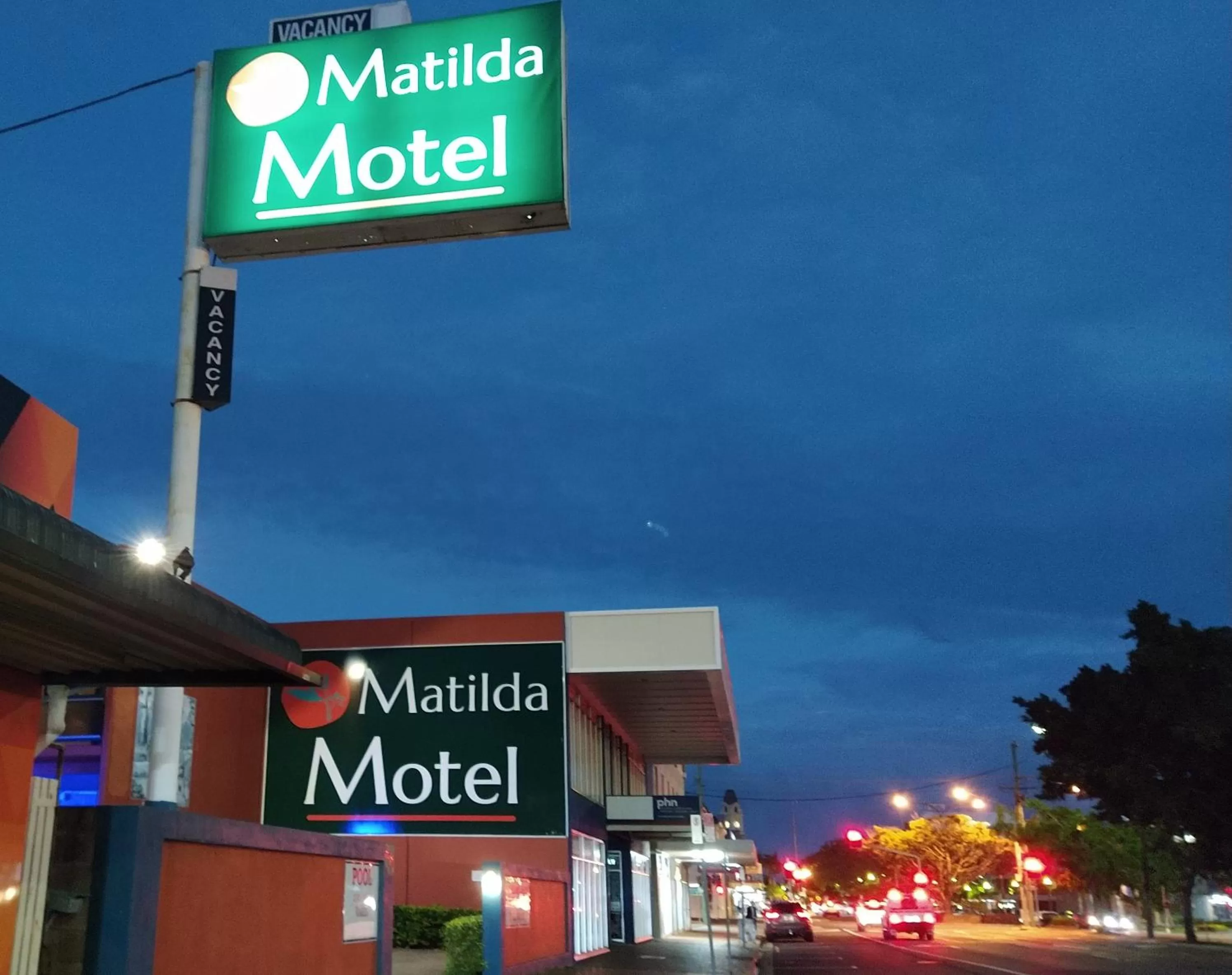 Property building in Matilda Motel