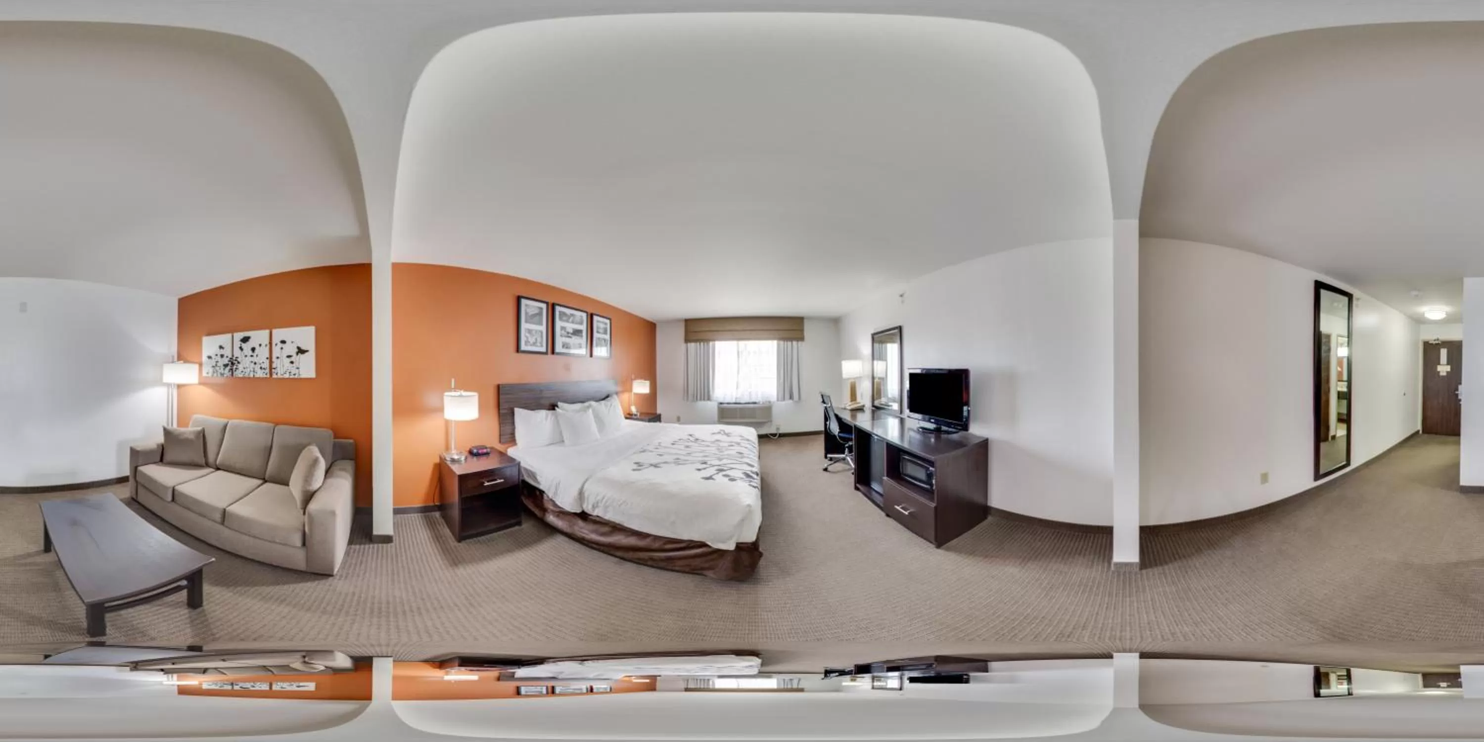 King Room Mobility and Hearing Accessible -  Accessible/Non-Smoking in Sleep Inn North Liberty/Coralville