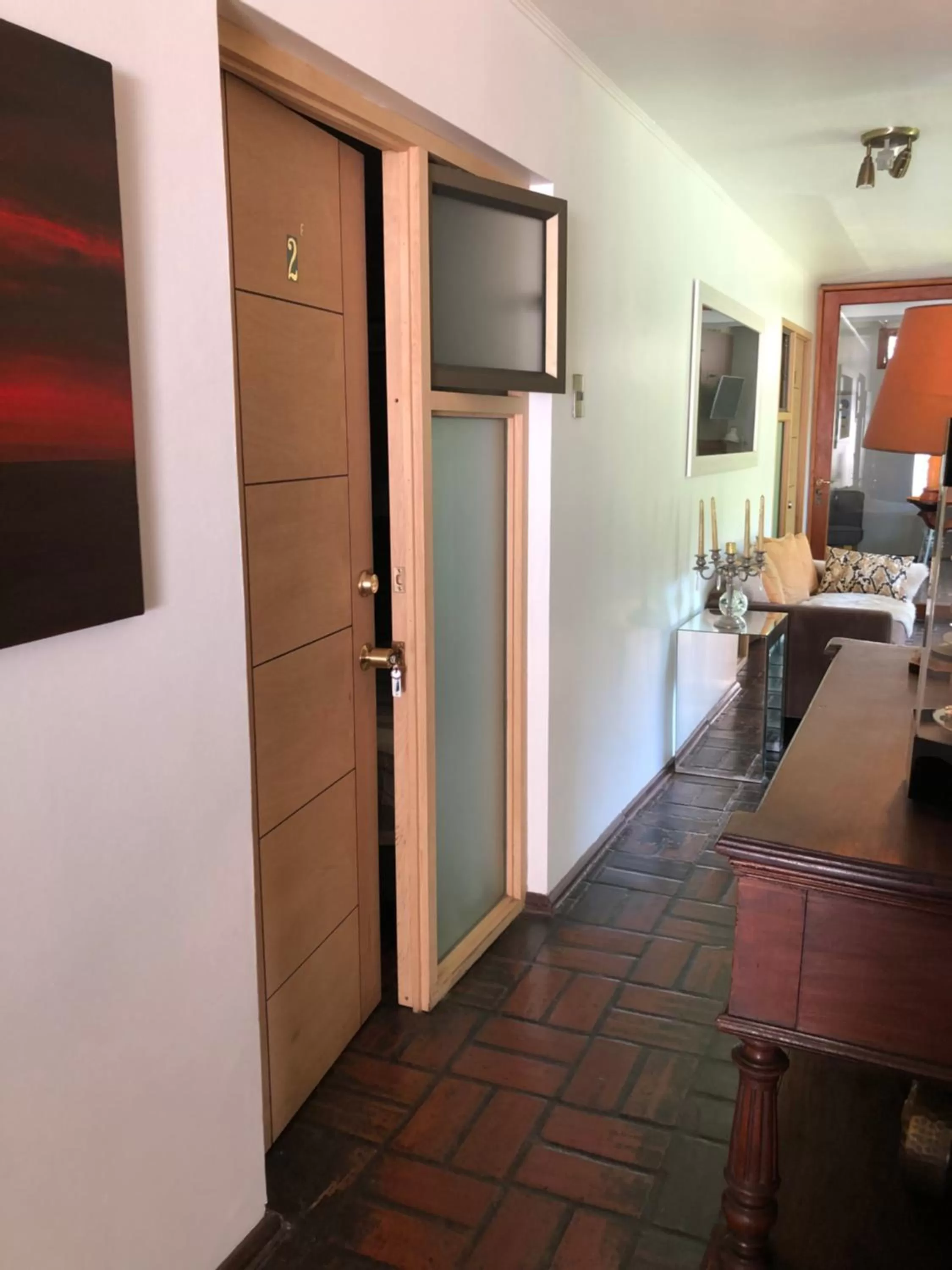 Guests, Kitchen/Kitchenette in Rent apart Las Condes