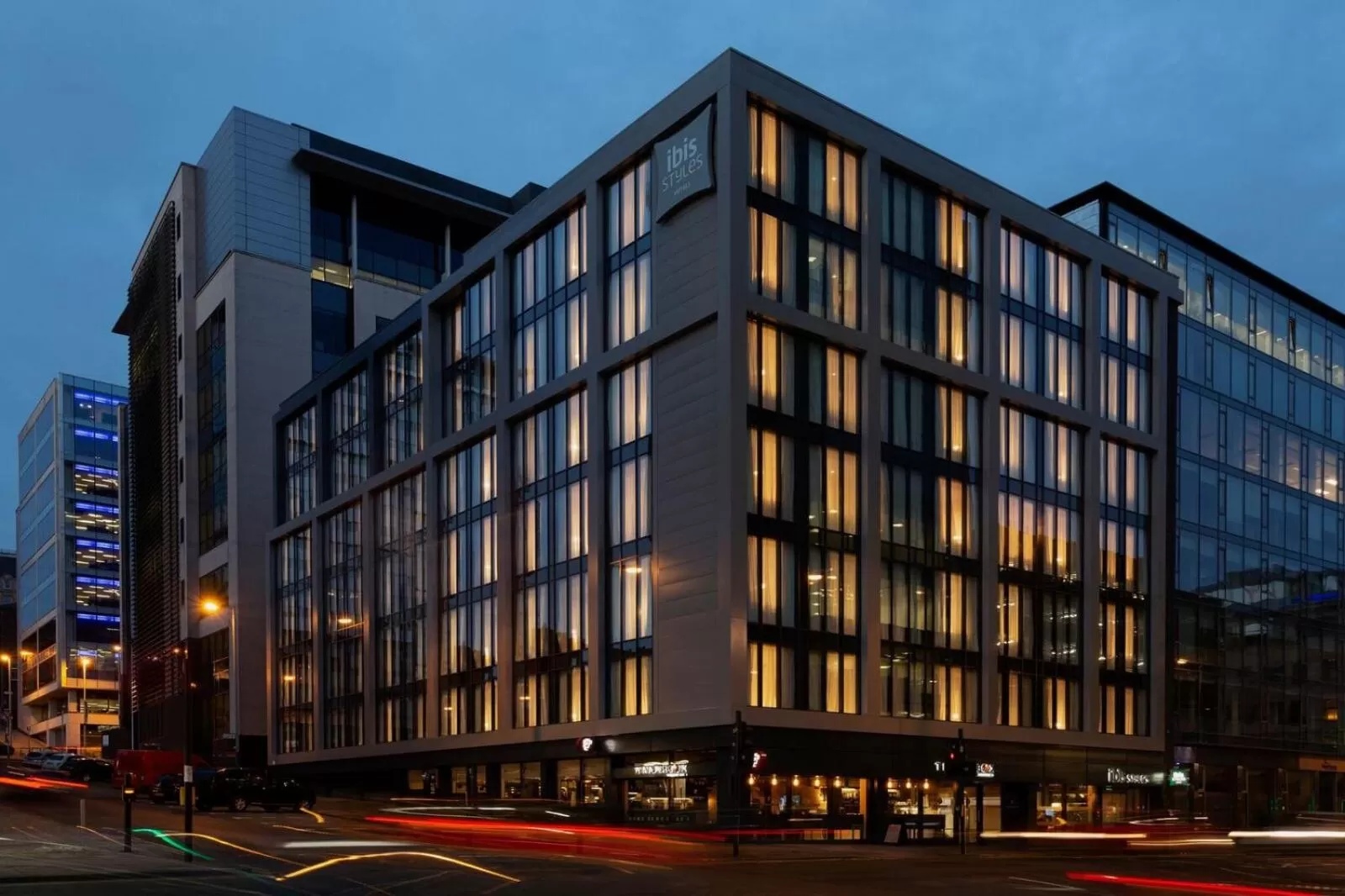 Property building in ibis Styles Glasgow Central