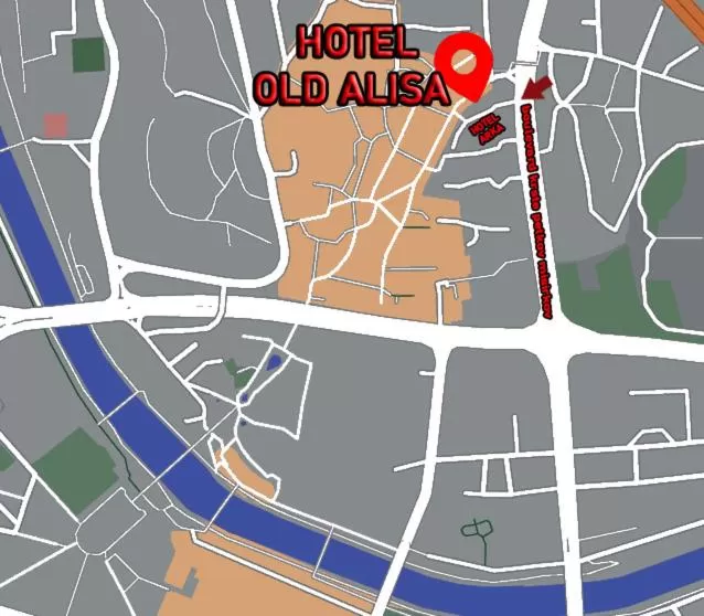 Bird's-eye View in Hotel Old Alisa